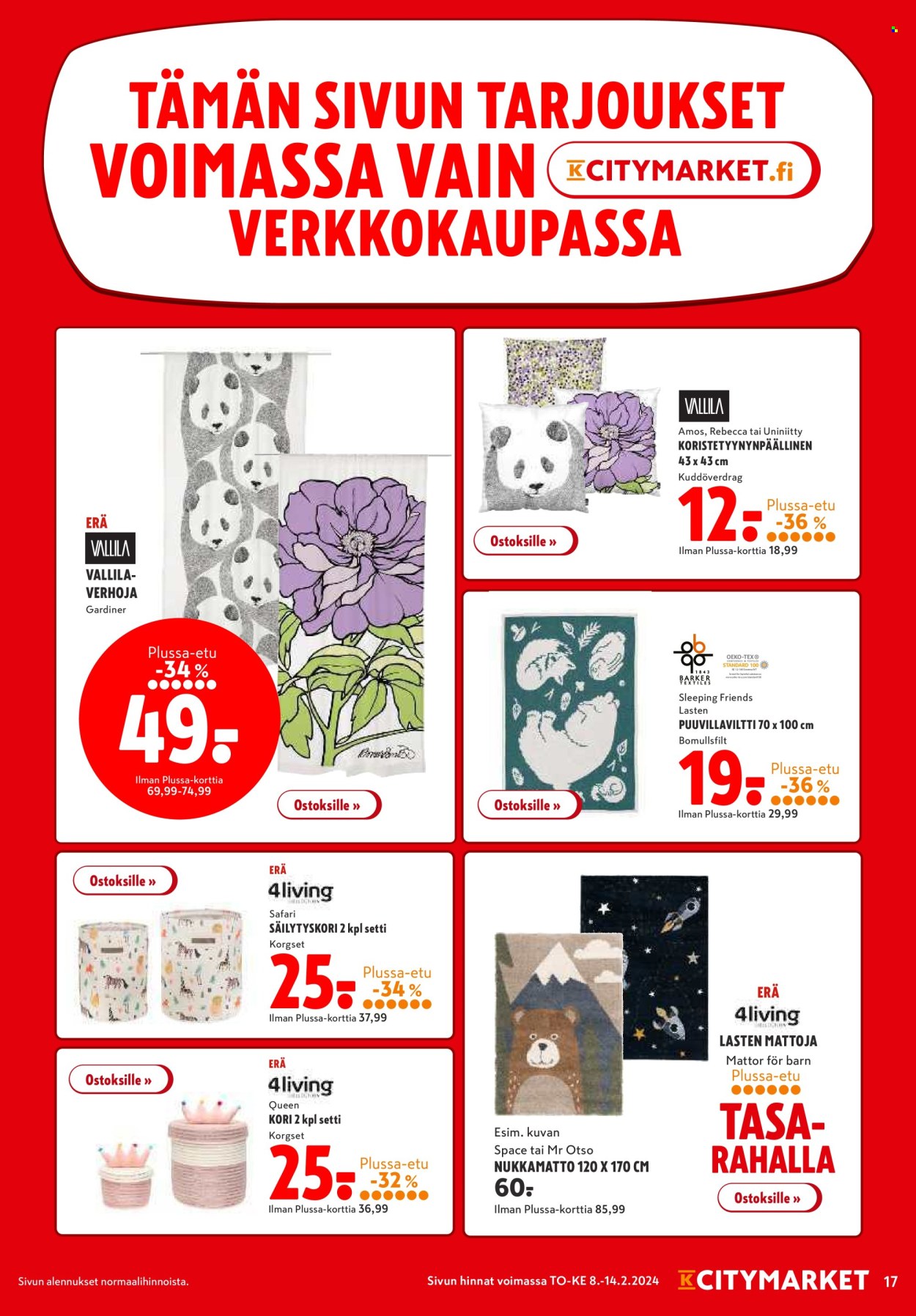 K-citymarket tarjoukset - 08.02.2024 - 14.02.2024. Sivu 17