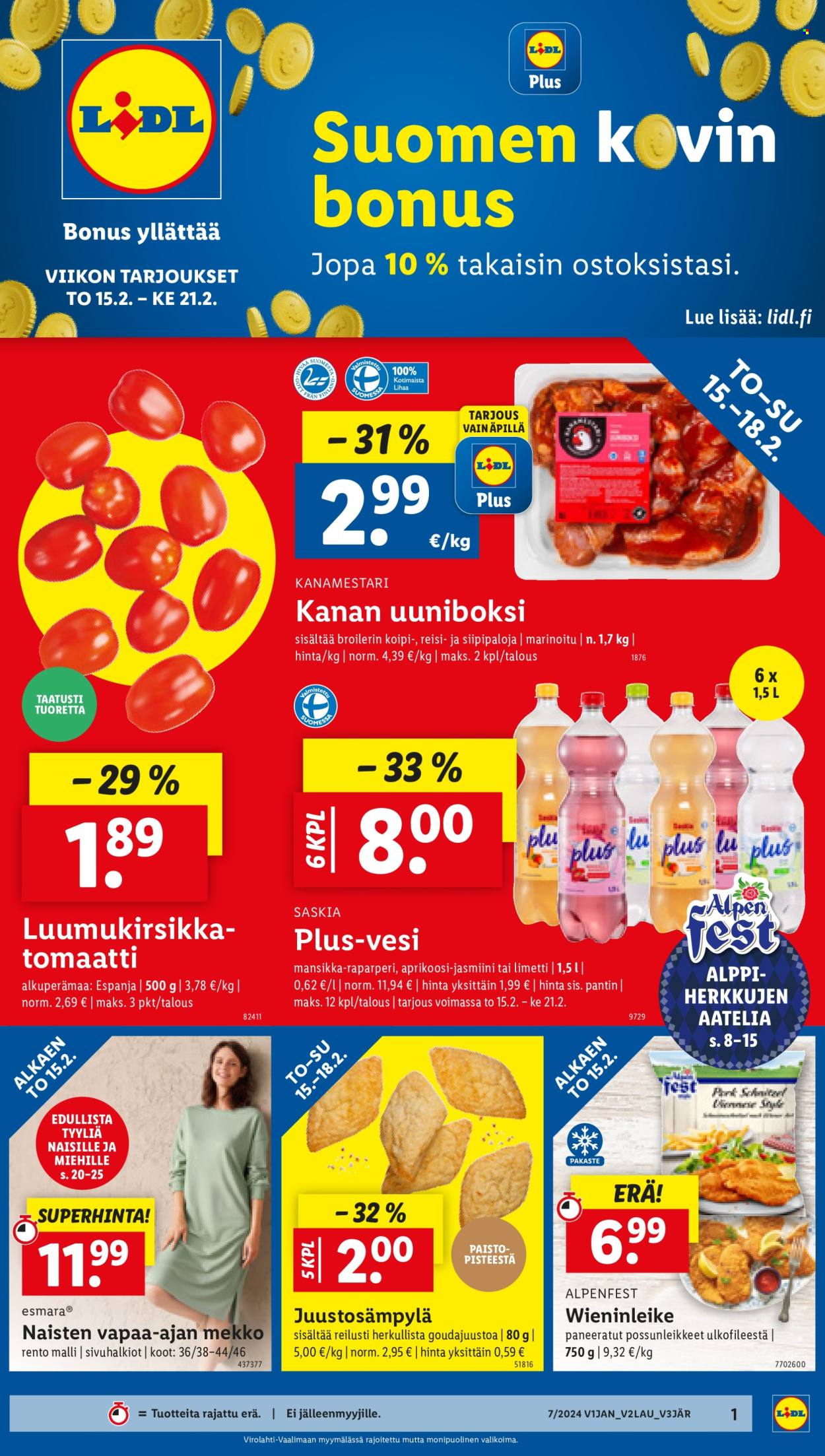 Lidl tarjoukset - 15.02.2024 - 21.02.2024. Sivu 1