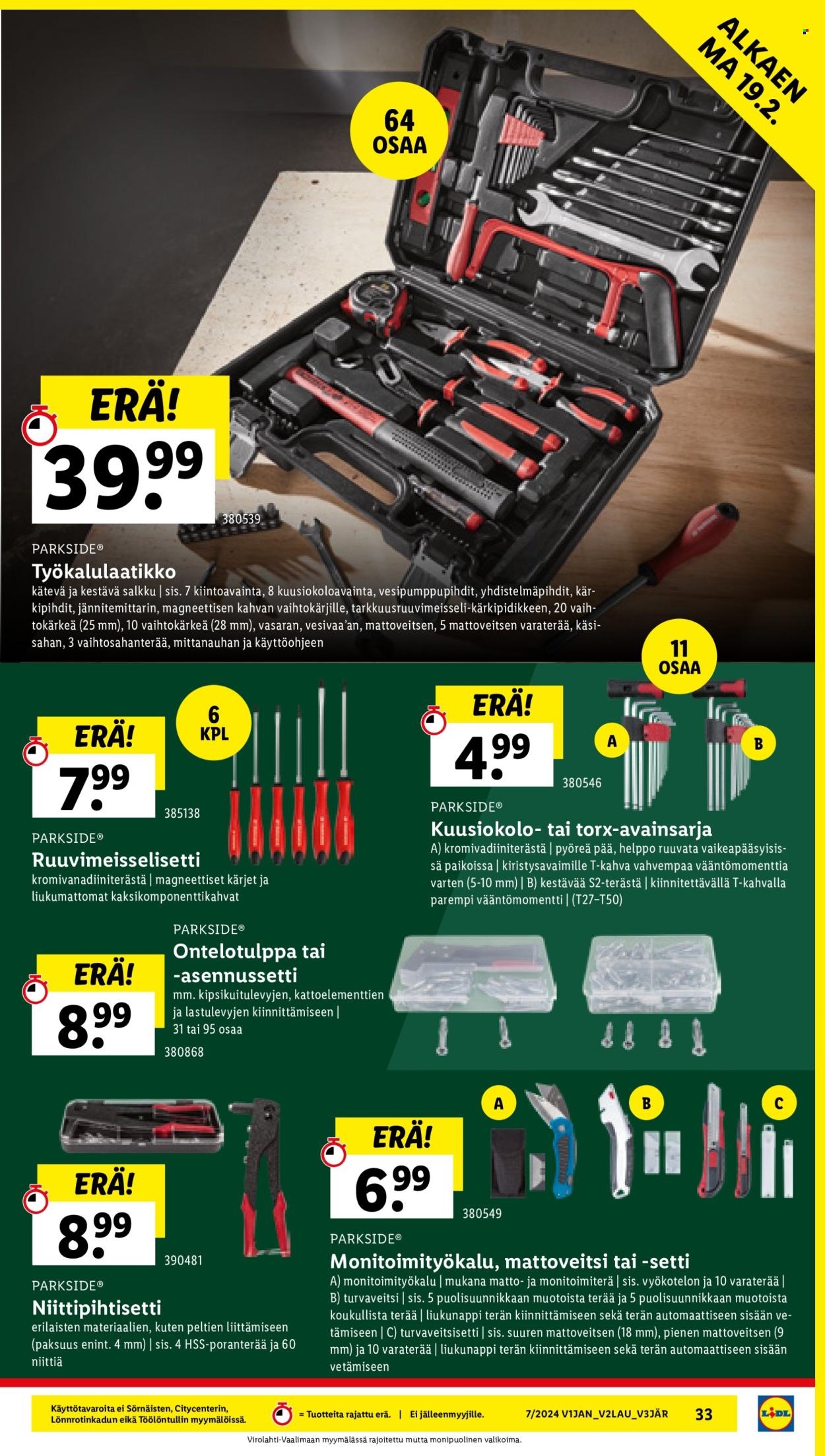 Lidl tarjoukset - 15.02.2024 - 21.02.2024. Sivu 37