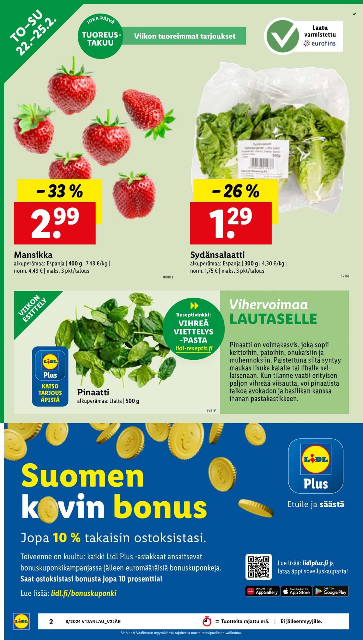 Lidl tarjoukset - 22.02.2024 - 28.02.2024. Sivu 4