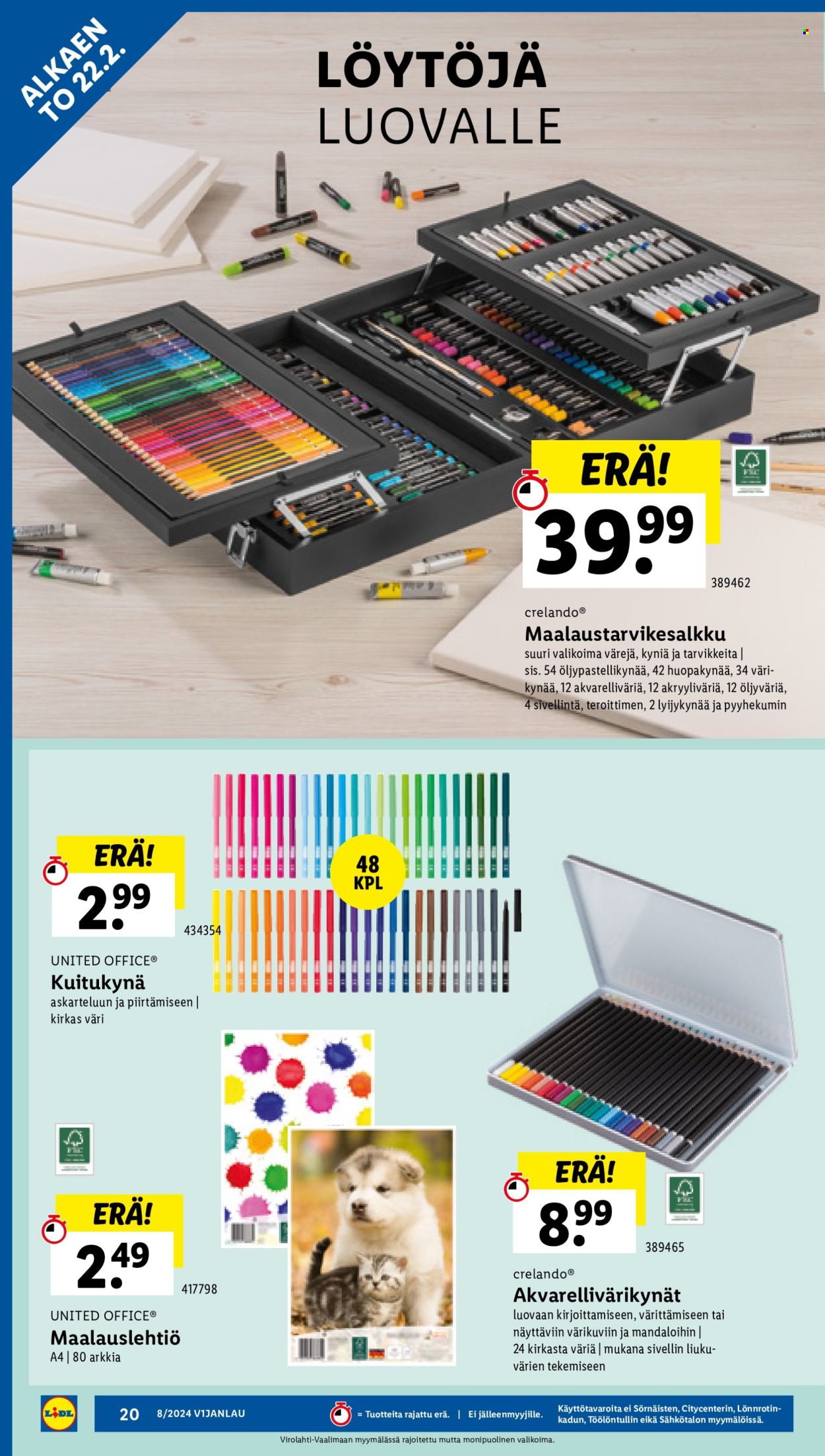 Lidl tarjoukset - 22.02.2024 - 28.02.2024. Sivu 22