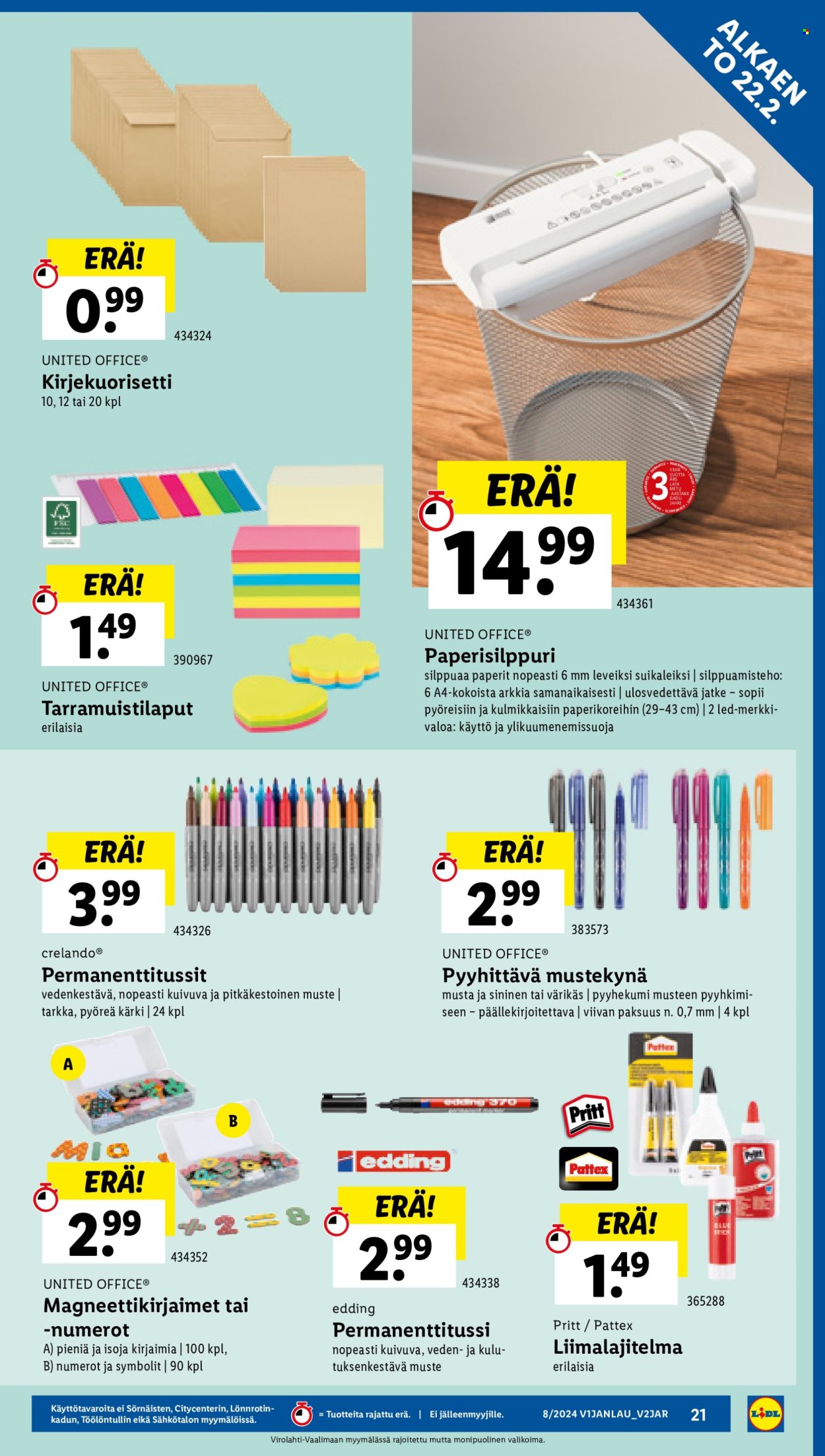 Lidl tarjoukset - 22.02.2024 - 28.02.2024. Sivu 23