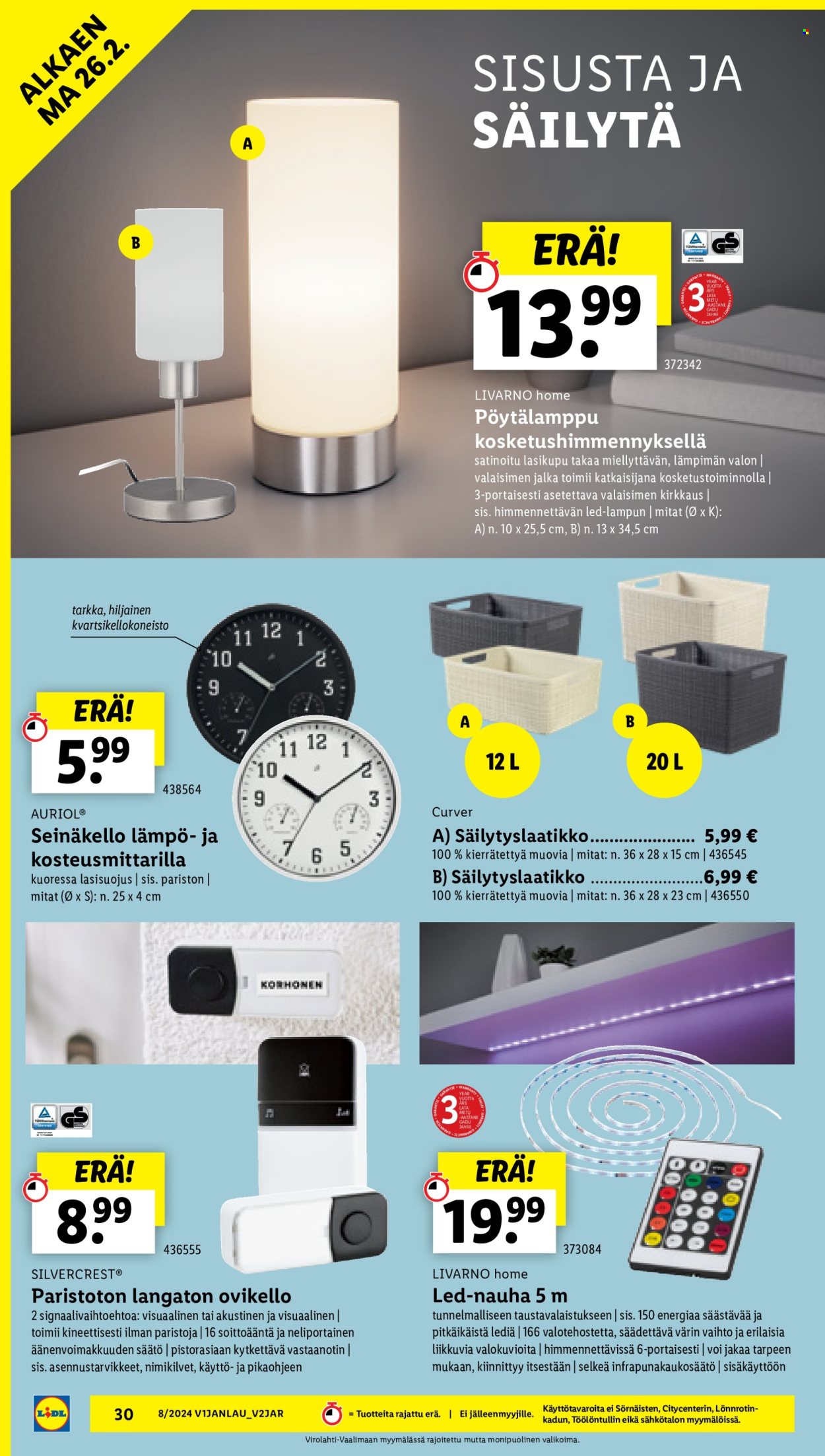 Lidl tarjoukset - 22.02.2024 - 28.02.2024. Sivu 34