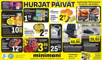 Minimani tarjoukset  - 23.02.2024 - 25.02.2024.