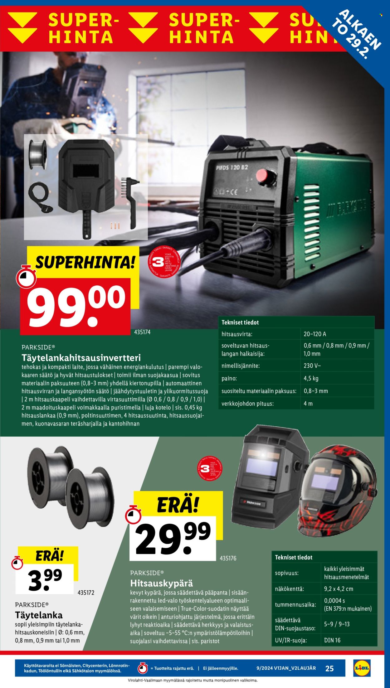 Lidl tarjoukset - 29.02.2024 - 06.03.2024. Sivu 27