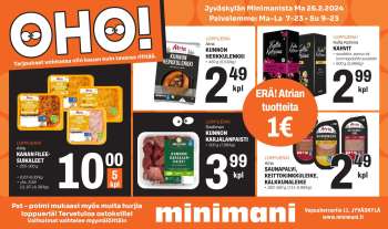 Minimani tarjoukset  - 26.02.2024 - 26.02.2024.