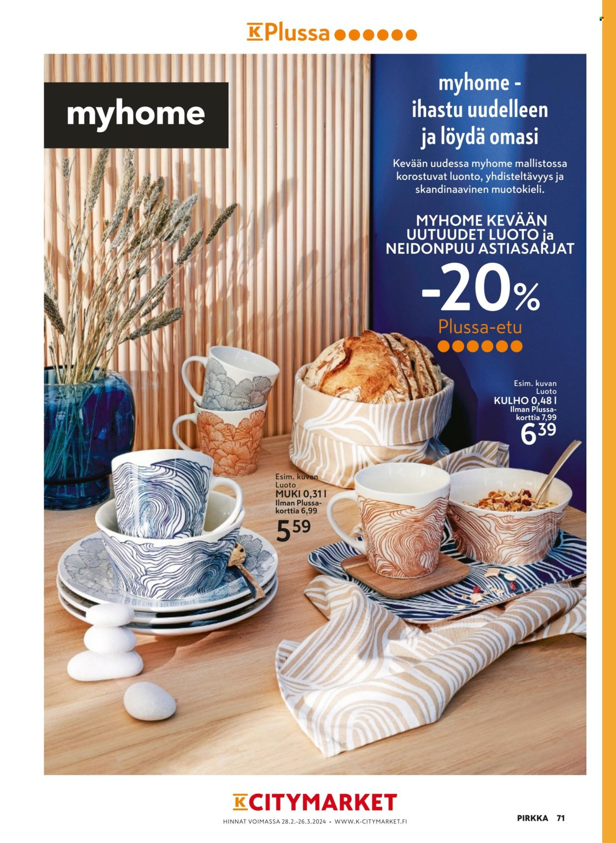 K-market tarjoukset - 28.02.2024 - 26.03.2024. Sivu 71