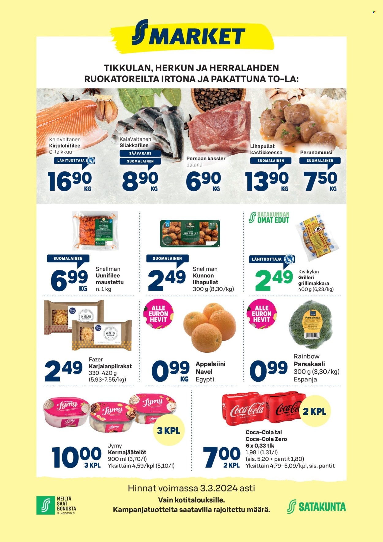 S-market tarjoukset - 28.02.2024 - 03.03.2024. Sivu 1