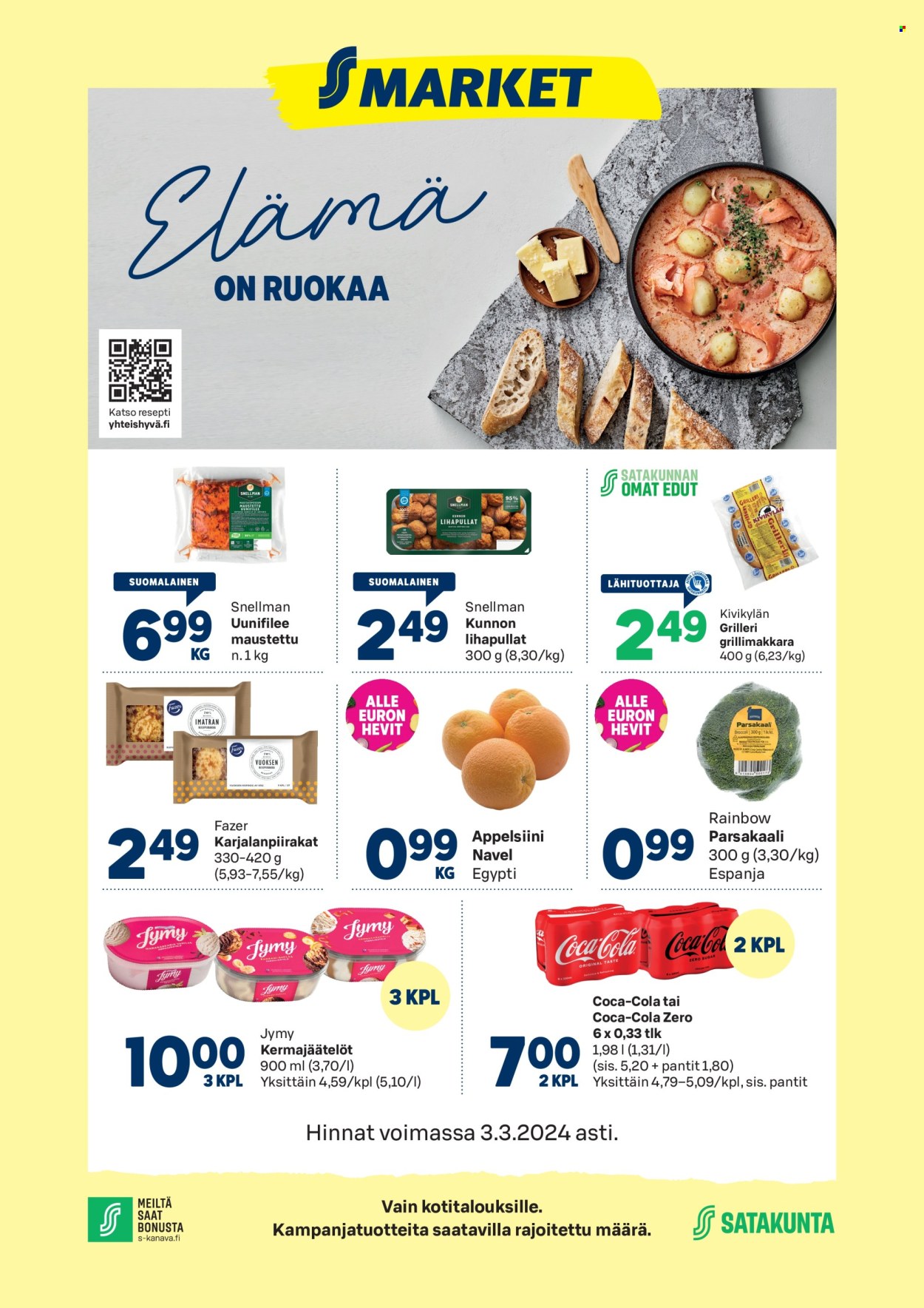 S-market tarjoukset - 28.02.2024 - 03.03.2024. Sivu 1
