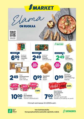S-market tarjoukset  - 28.02.2024 - 03.03.2024.
