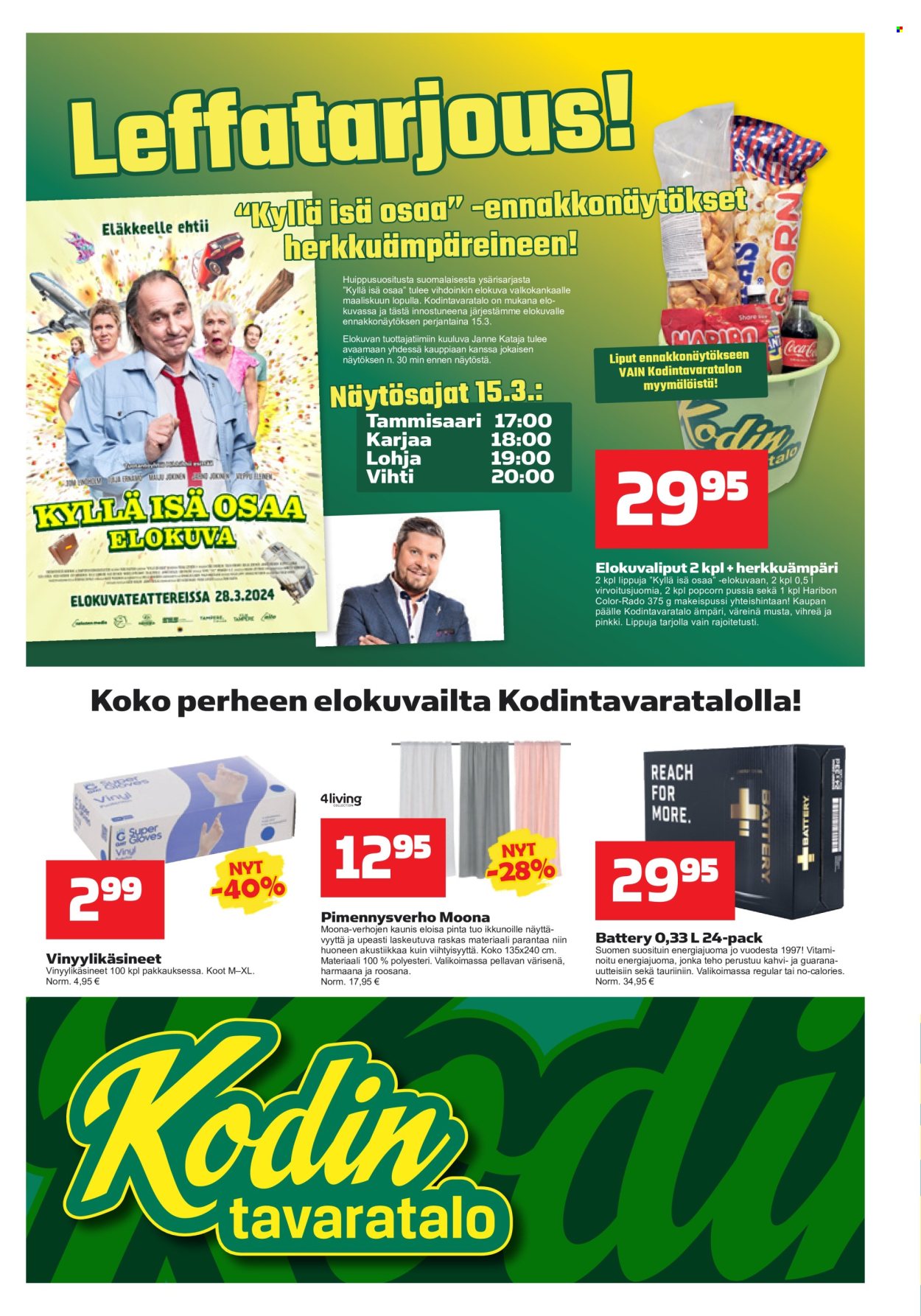 Kodintavaratalo tarjoukset - 04.03.2024 - 13.03.2024. Sivu 1