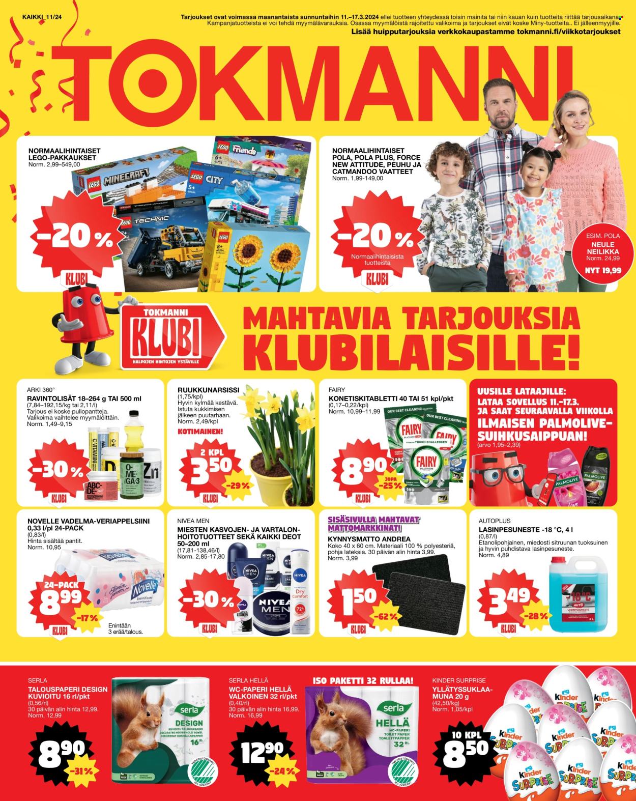 Tokmanni tarjoukset - 11.03.2024 - 17.03.2024. Sivu 1