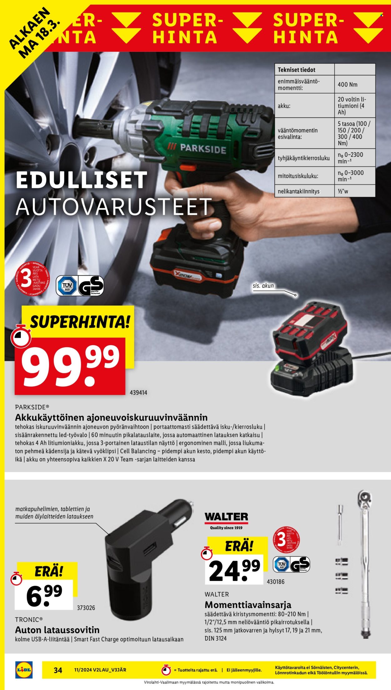 Lidl tarjoukset - 14.03.2024 - 20.03.2024. Sivu 38