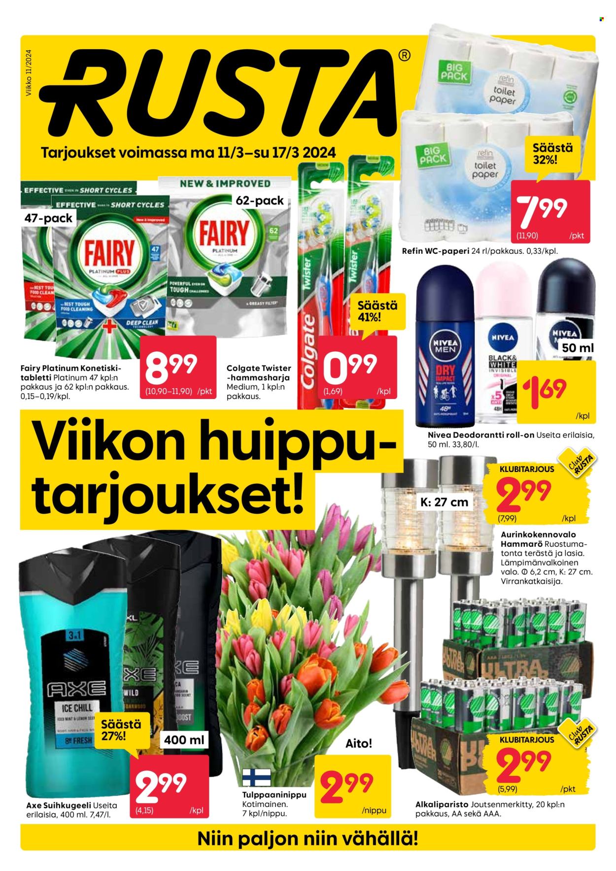 Rusta tarjoukset - 11.03.2024 - 17.03.2024. Sivu 1