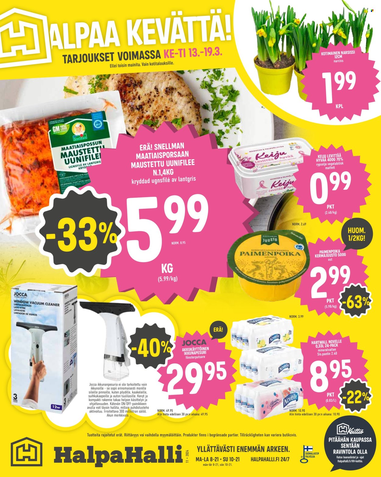 HalpaHalli tarjoukset - 13.03.2024 - 19.03.2024. Sivu 1