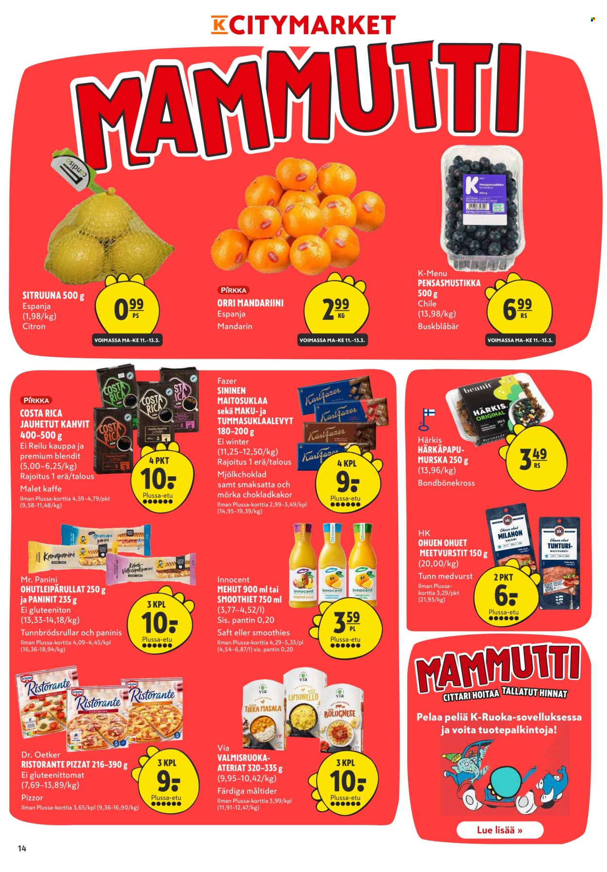 K-citymarket tarjoukset - 11.03.2024 - 17.03.2024. Sivu 14