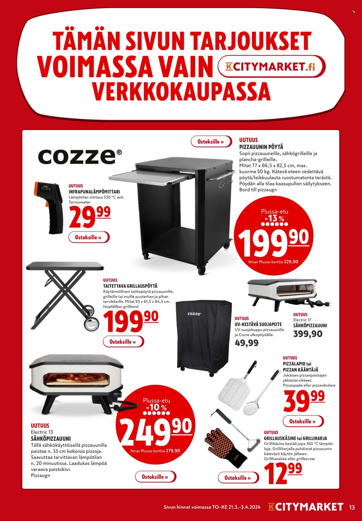 K-citymarket tarjoukset - 21.03.2024 - 03.04.2024. Sivu 13