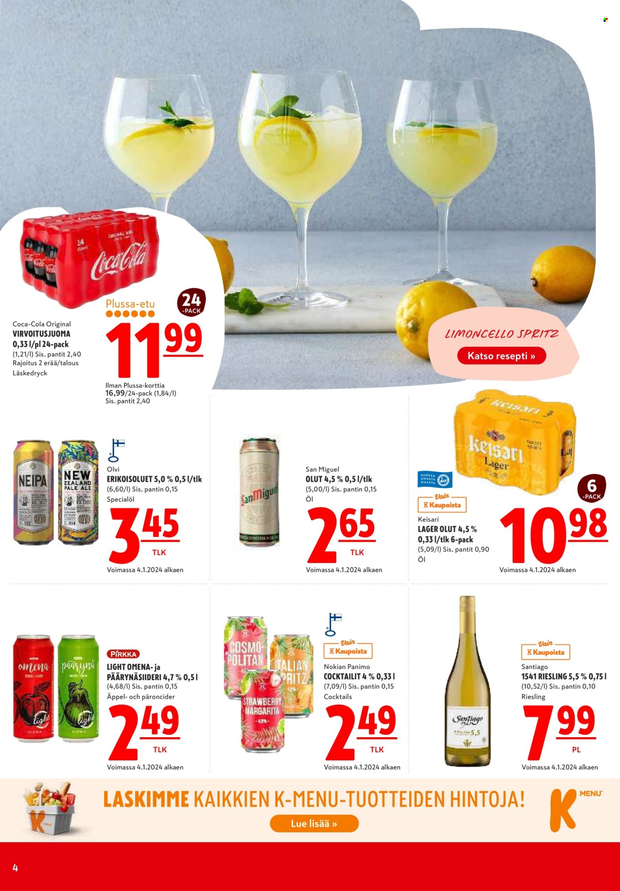 K-citymarket tarjoukset - 25.03.2024 - 03.04.2024. Sivu 4