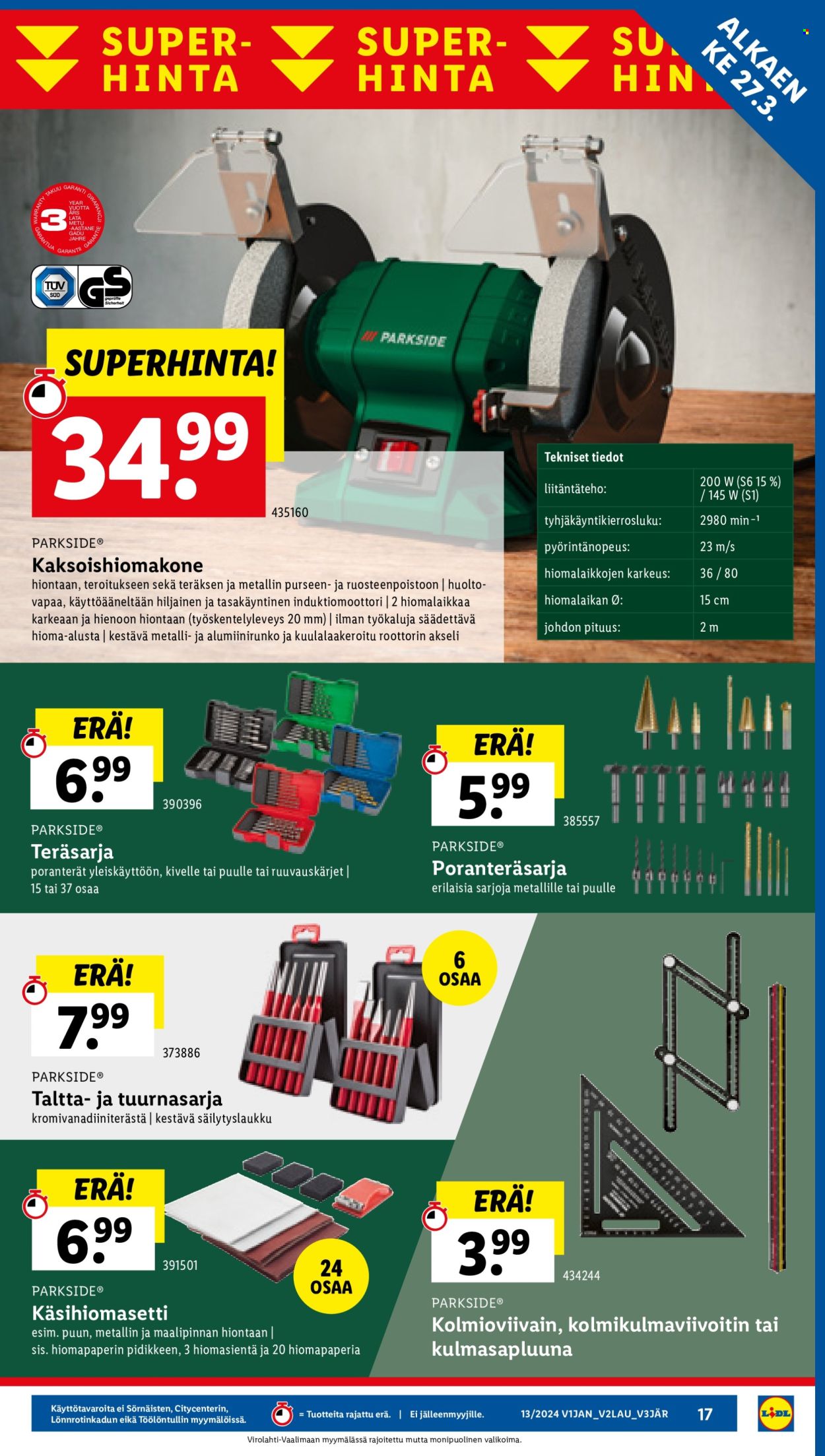 Lidl tarjoukset - 27.03.2024 - 03.04.2024. Sivu 19