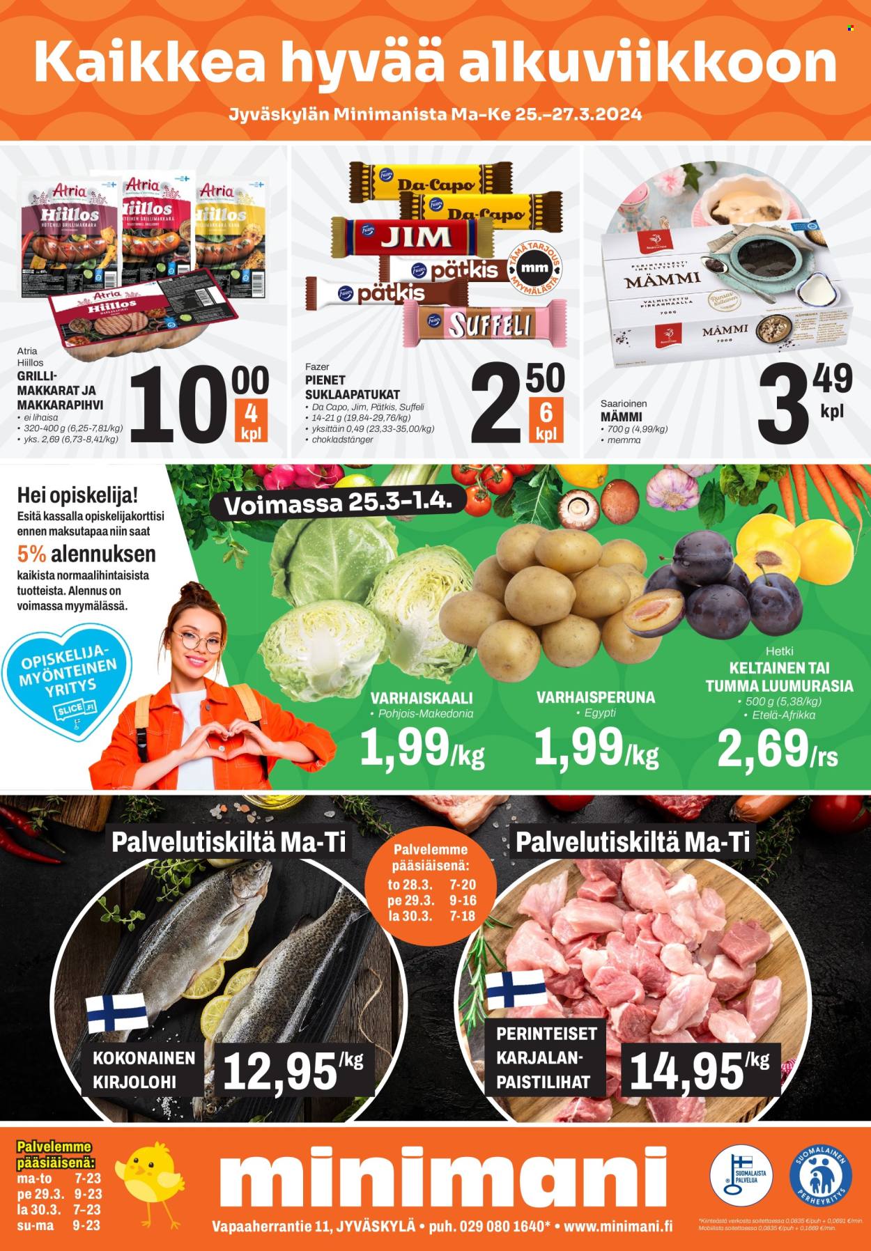 Minimani tarjoukset - 25.03.2024 - 01.04.2024. Sivu 1