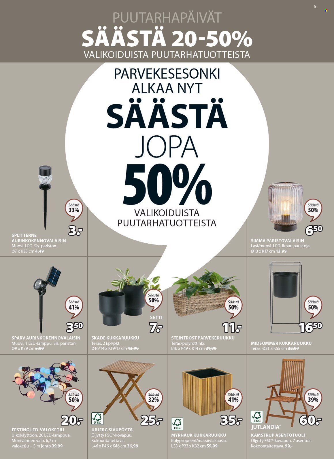 JYSK tarjoukset - 25.03.2024 - 07.04.2024. Sivu 6