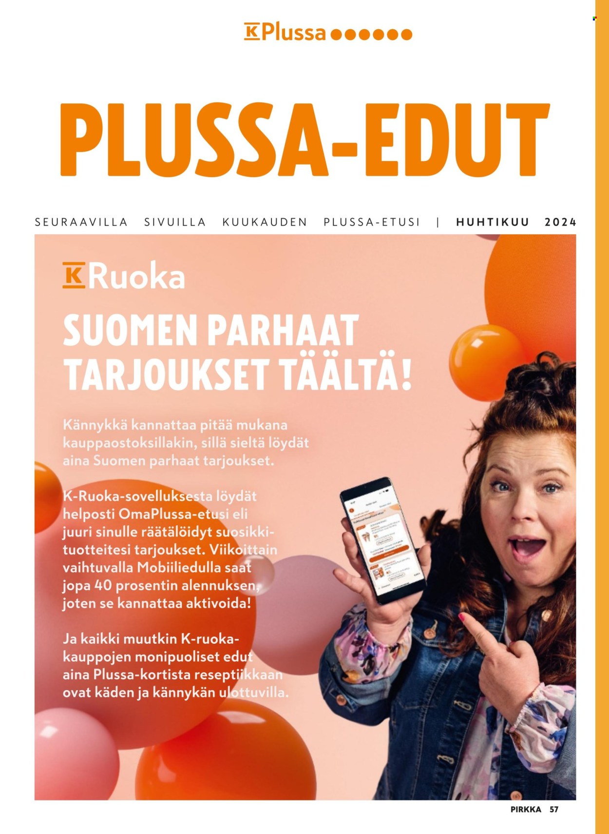 K-Supermarket tarjoukset - 27.03.2024 - 23.04.2024. Sivu 57