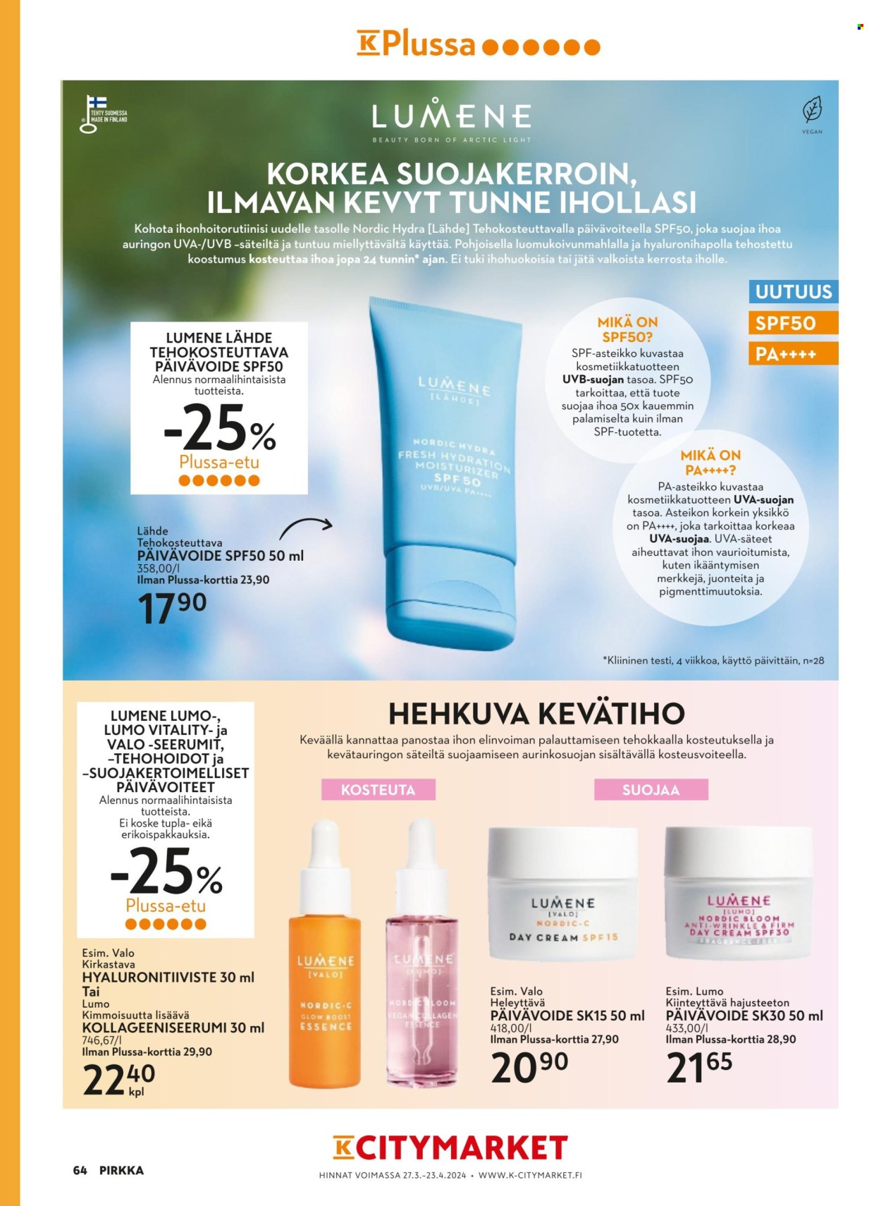K-market tarjoukset - 27.03.2024 - 23.04.2024. Sivu 64