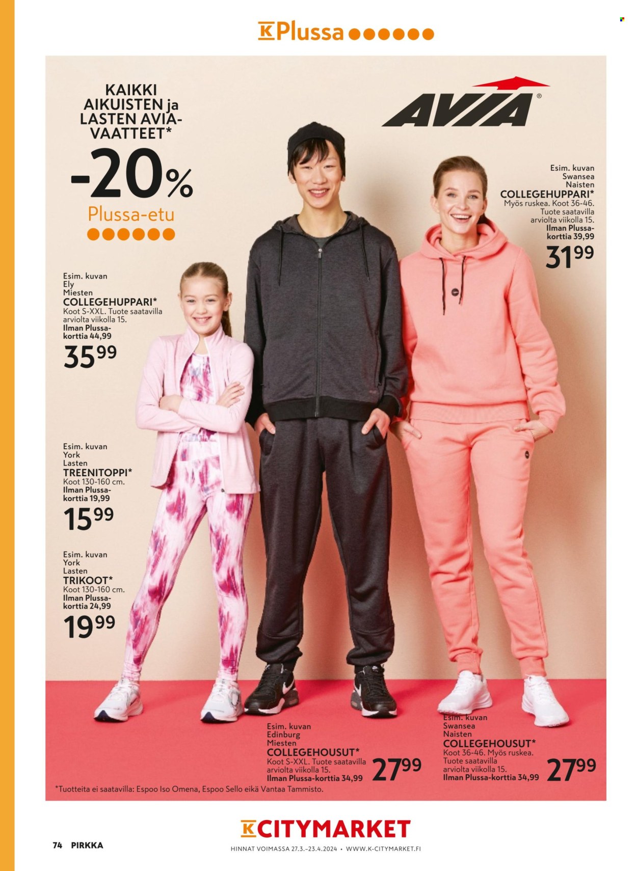 K-market tarjoukset - 27.03.2024 - 23.04.2024. Sivu 74