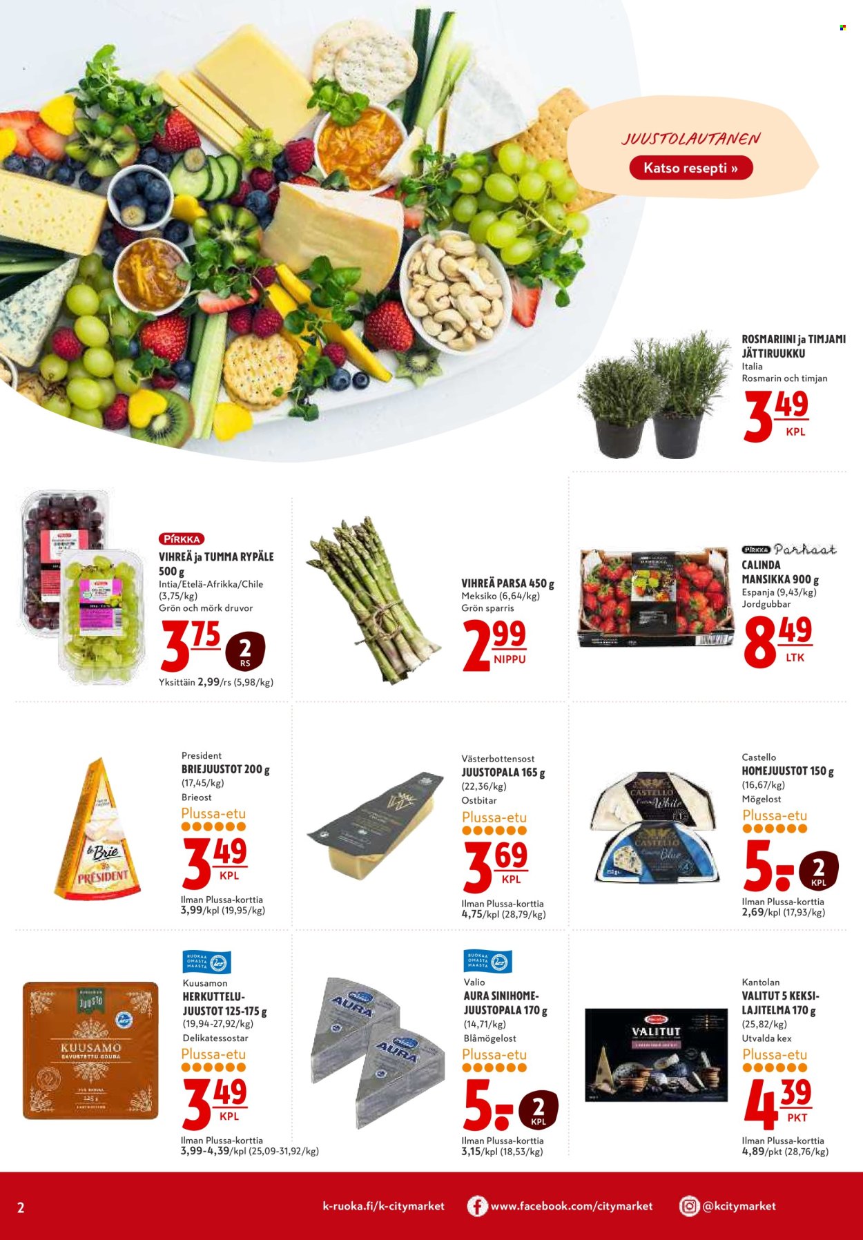 K-citymarket tarjoukset - 27.03.2024 - 03.04.2024. Sivu 2