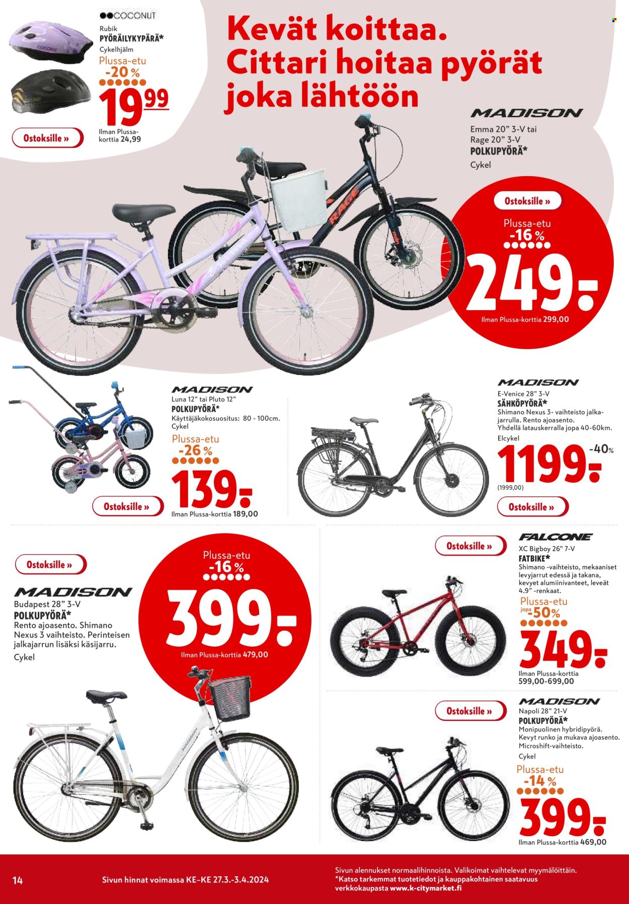 K-citymarket tarjoukset - 27.03.2024 - 03.04.2024. Sivu 14