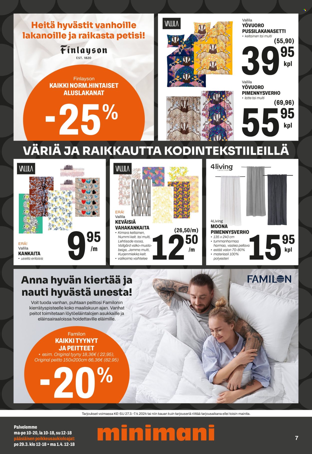 Minimani tarjoukset - 27.03.2024 - 07.04.2024. Sivu 7