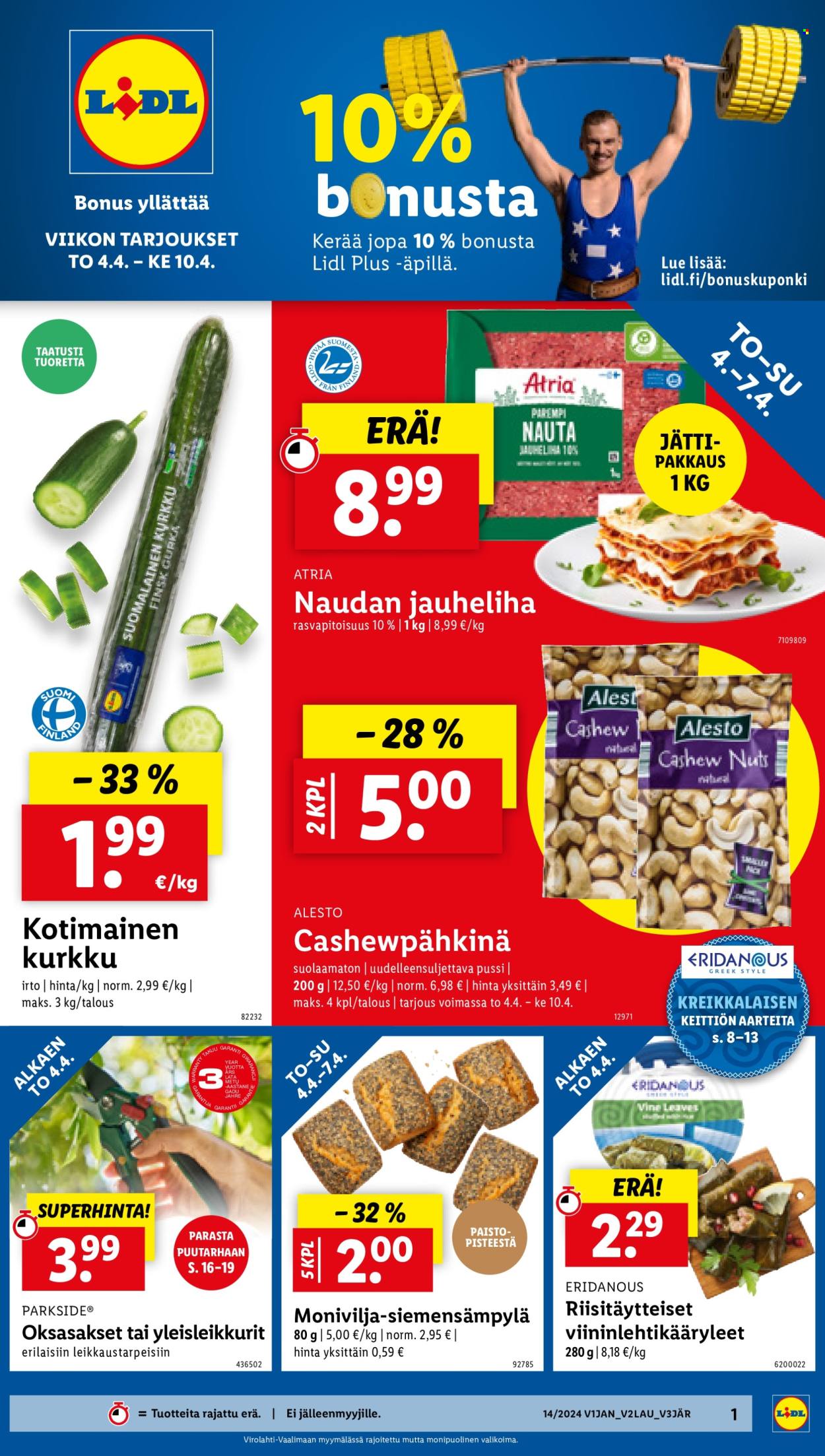 Lidl tarjoukset - 04.04.2024 - 10.04.2024. Sivu 1
