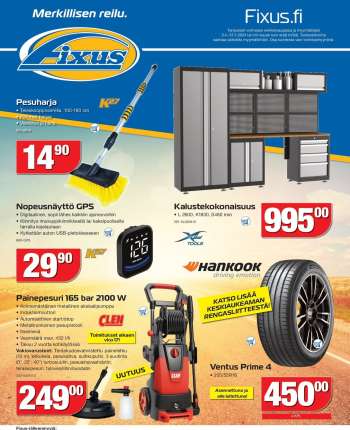 Fixus tarjoukset  - 03.04.2024 - 31.05.2024.