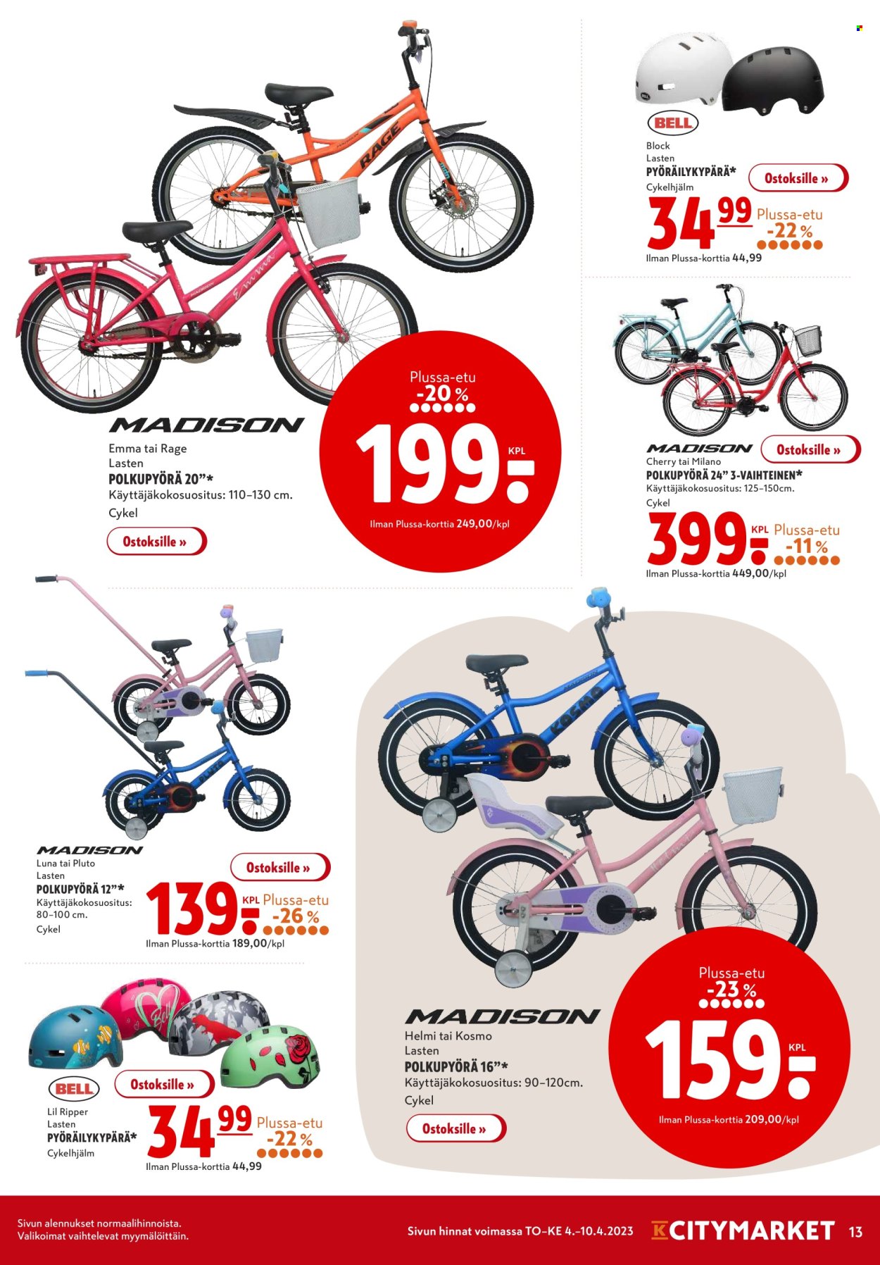 K-citymarket tarjoukset - 04.04.2024 - 10.04.2024. Sivu 13