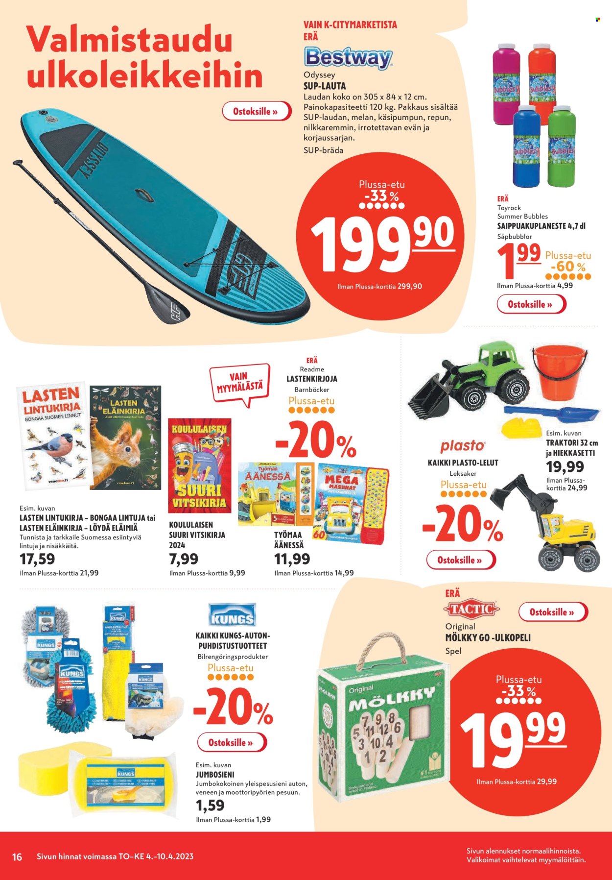 K-citymarket tarjoukset - 04.04.2024 - 10.04.2024. Sivu 16