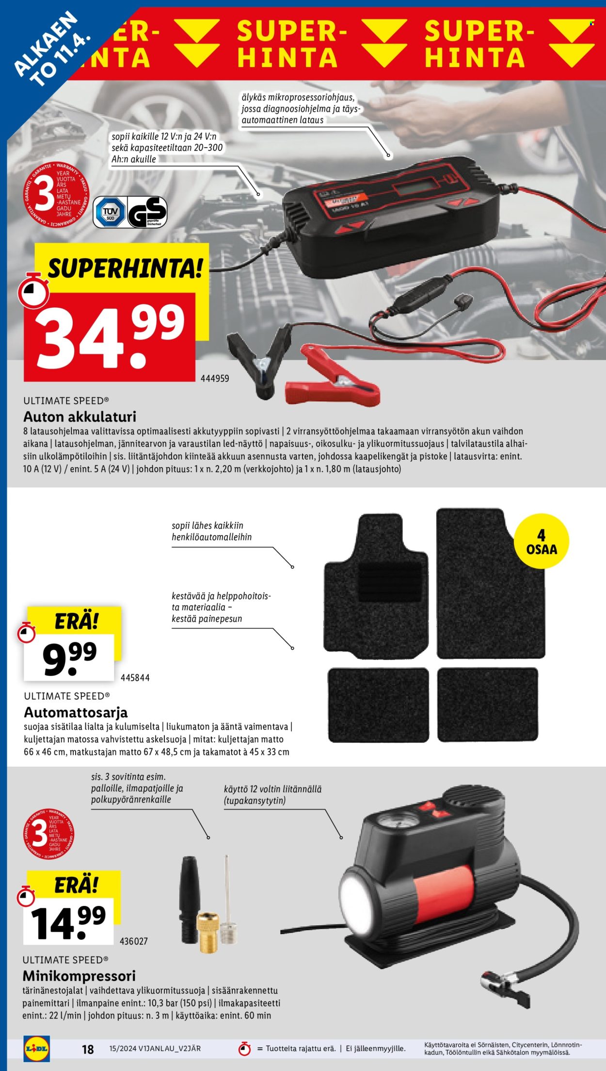 Lidl tarjoukset - 11.04.2024 - 17.04.2024. Sivu 22