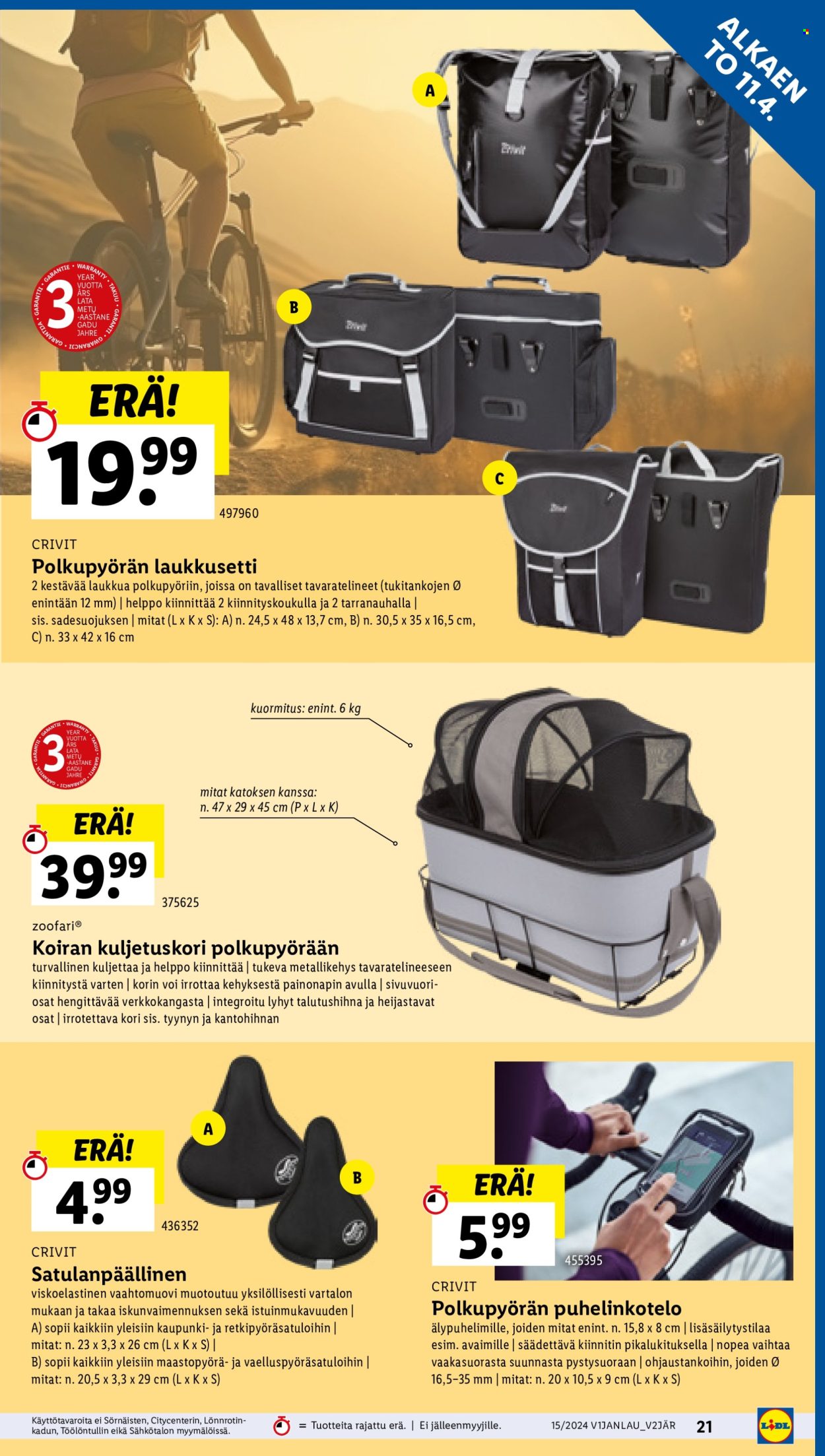 Lidl tarjoukset - 11.04.2024 - 17.04.2024. Sivu 25