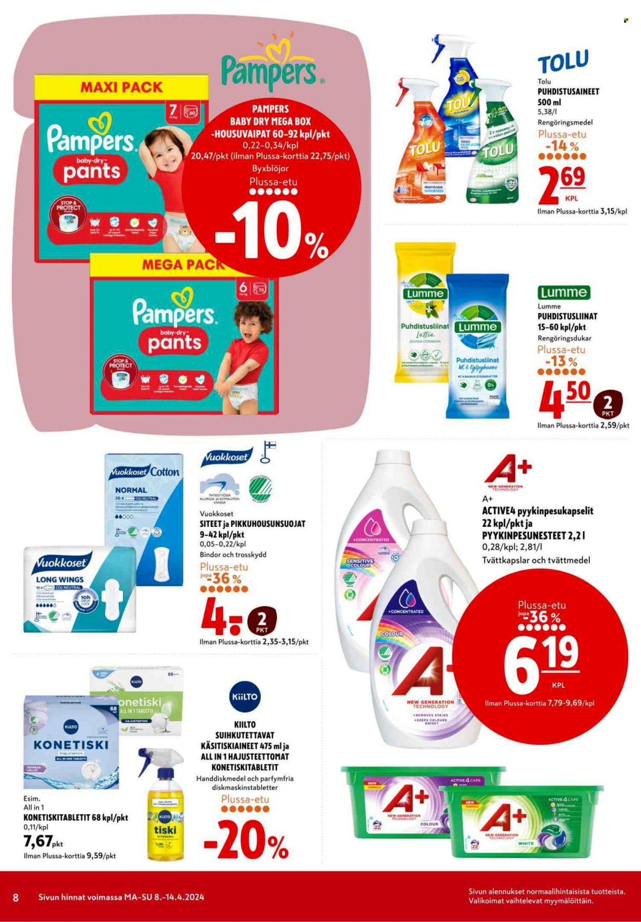 K-citymarket tarjoukset - 08.04.2024 - 14.04.2024. Sivu 8