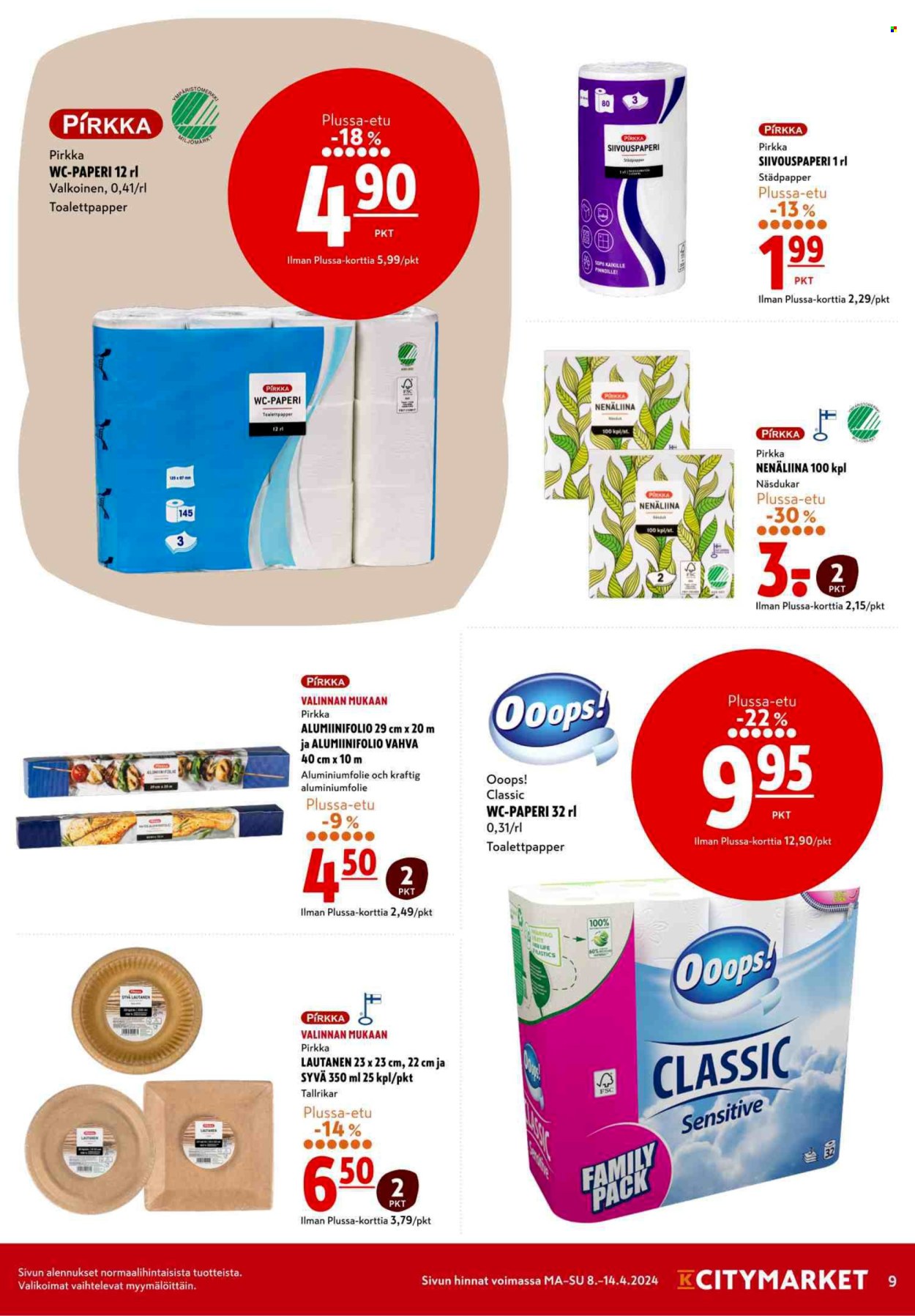 K-citymarket tarjoukset - 08.04.2024 - 14.04.2024. Sivu 9