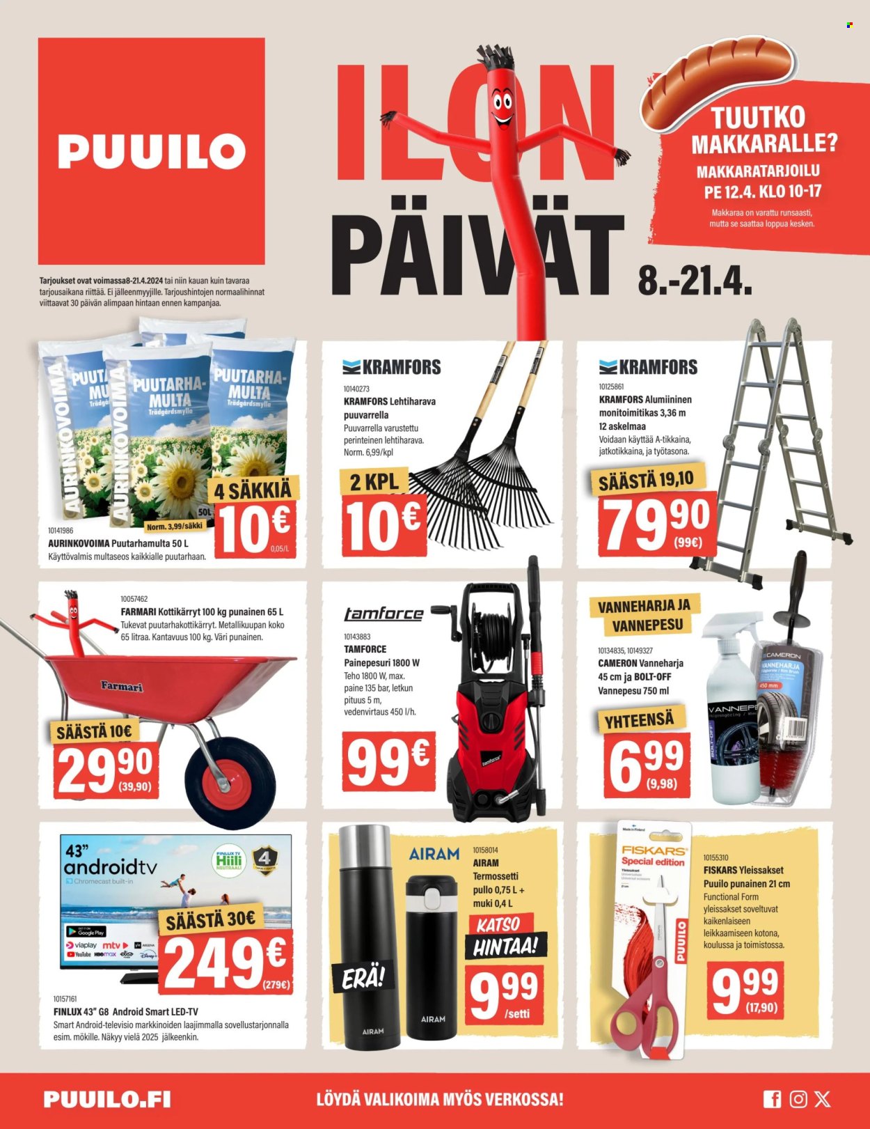 Puuilo tarjoukset - 08.04.2024 - 21.04.2024. Sivu 1