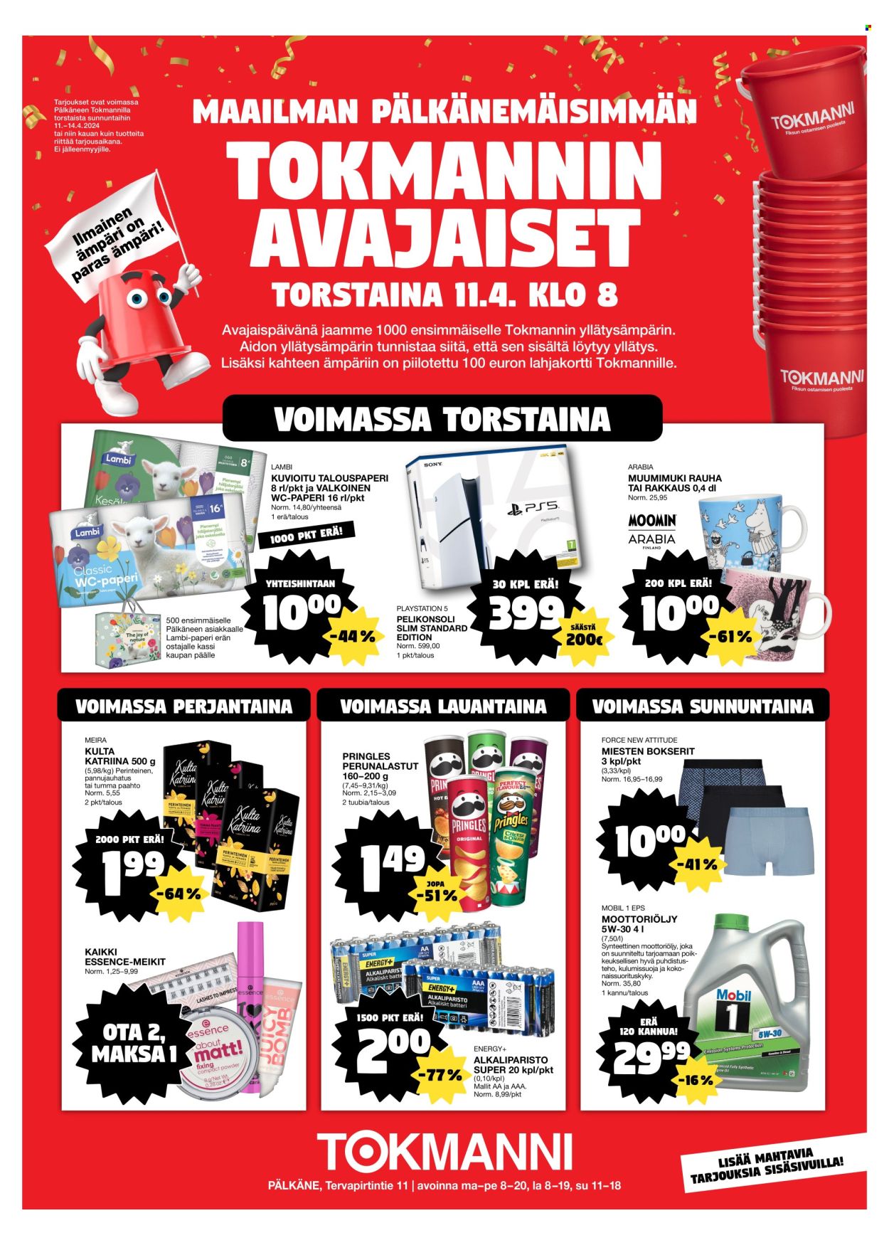 Tokmanni tarjoukset - 11.04.2024 - 14.04.2024. Sivu 1