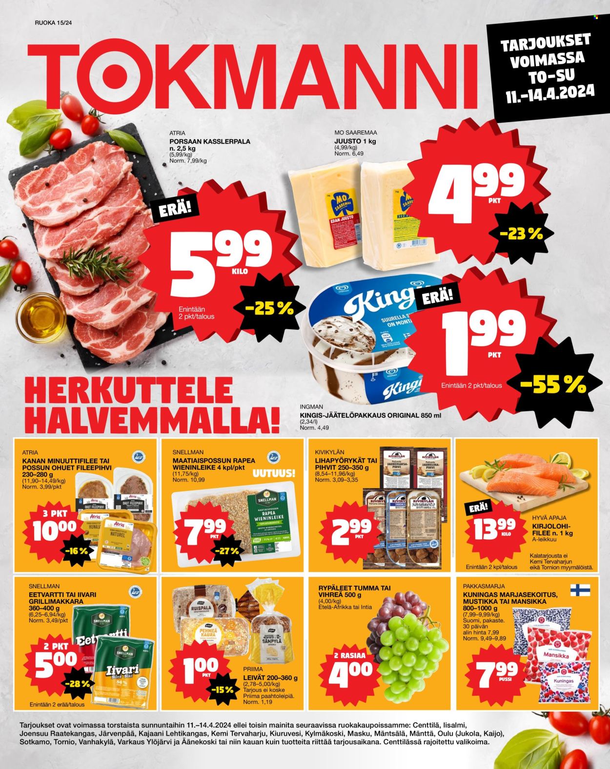 Tokmanni tarjoukset - 11.04.2024 - 14.04.2024. Sivu 1