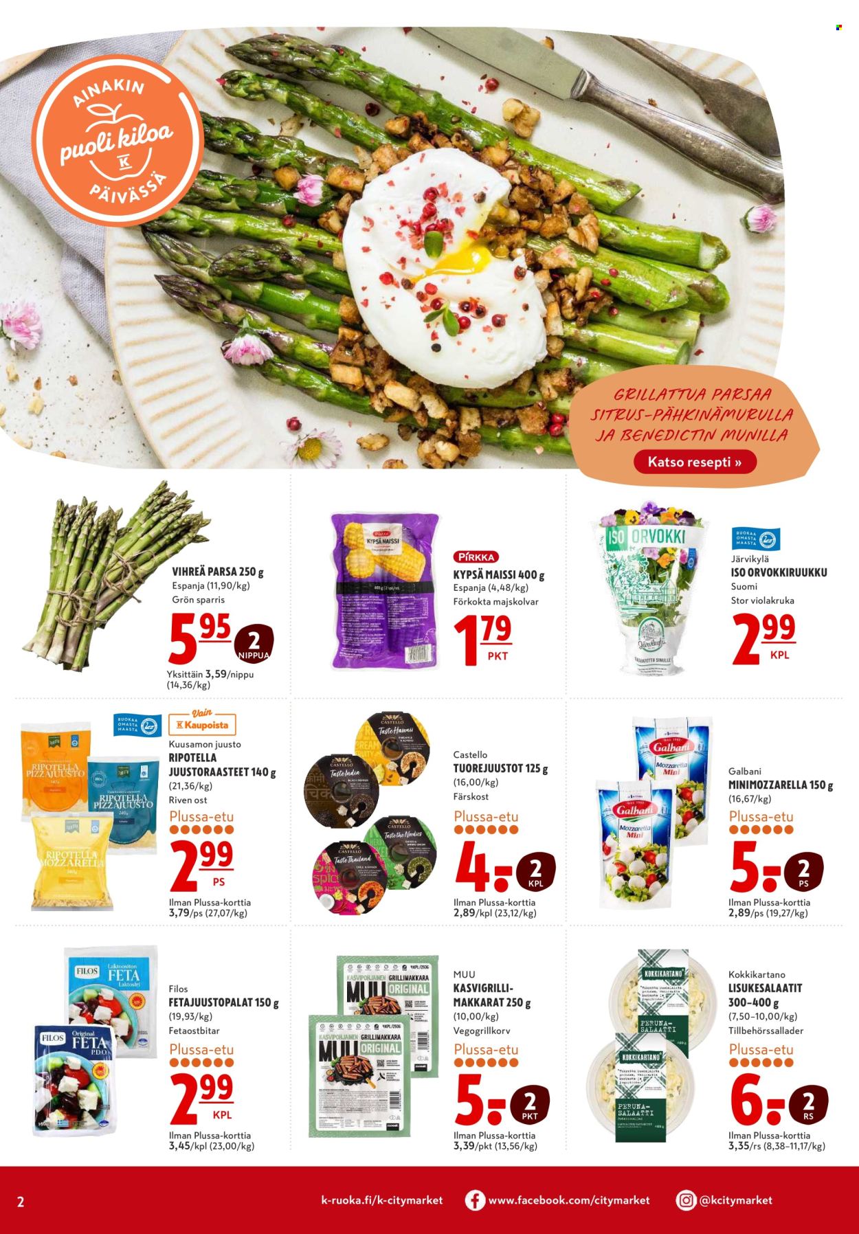 K-citymarket tarjoukset - 11.04.2024 - 24.04.2024. Sivu 2