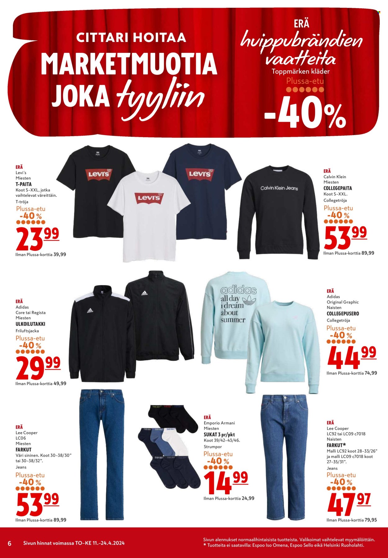 K-citymarket tarjoukset - 11.04.2024 - 24.04.2024. Sivu 6