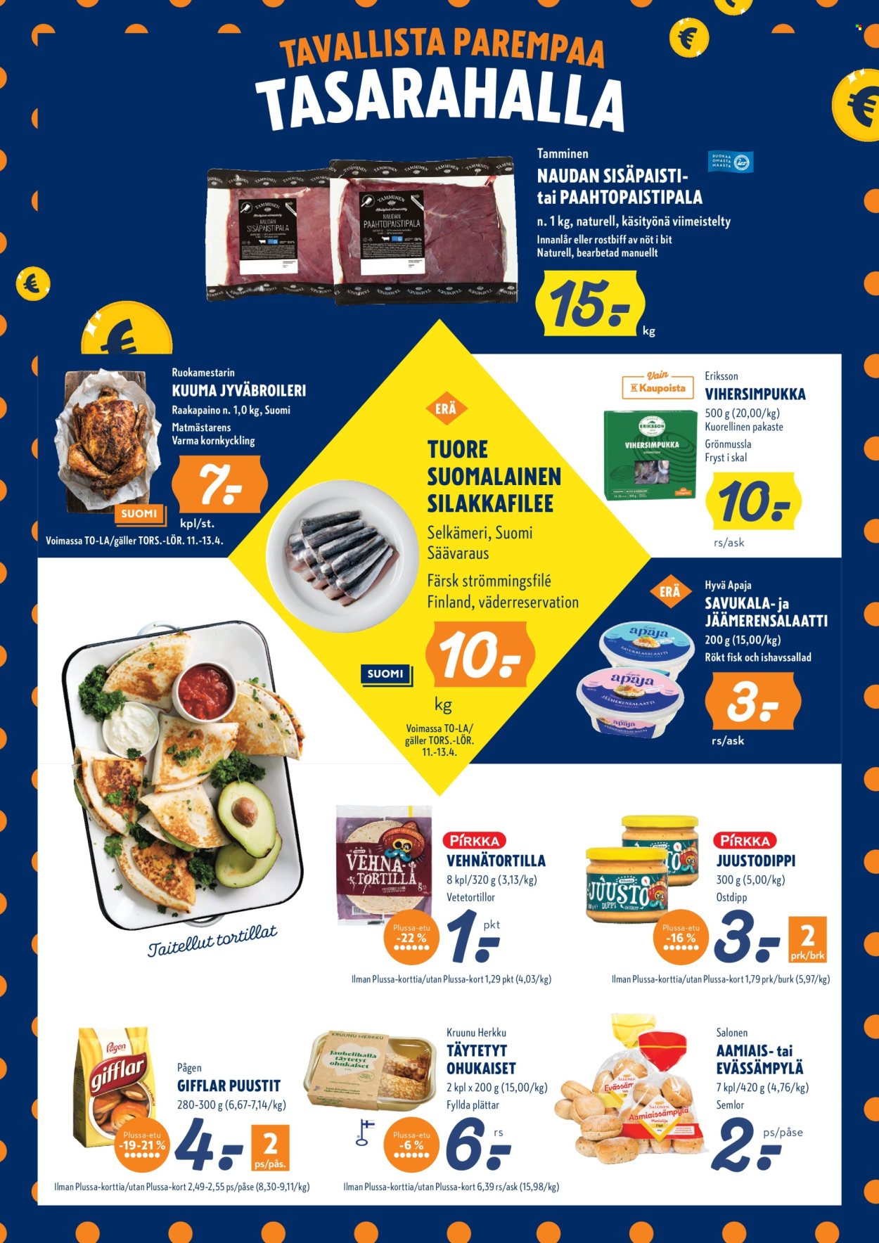 K-Supermarket tarjoukset - 11.04.2024 - 14.04.2024. Sivu 3