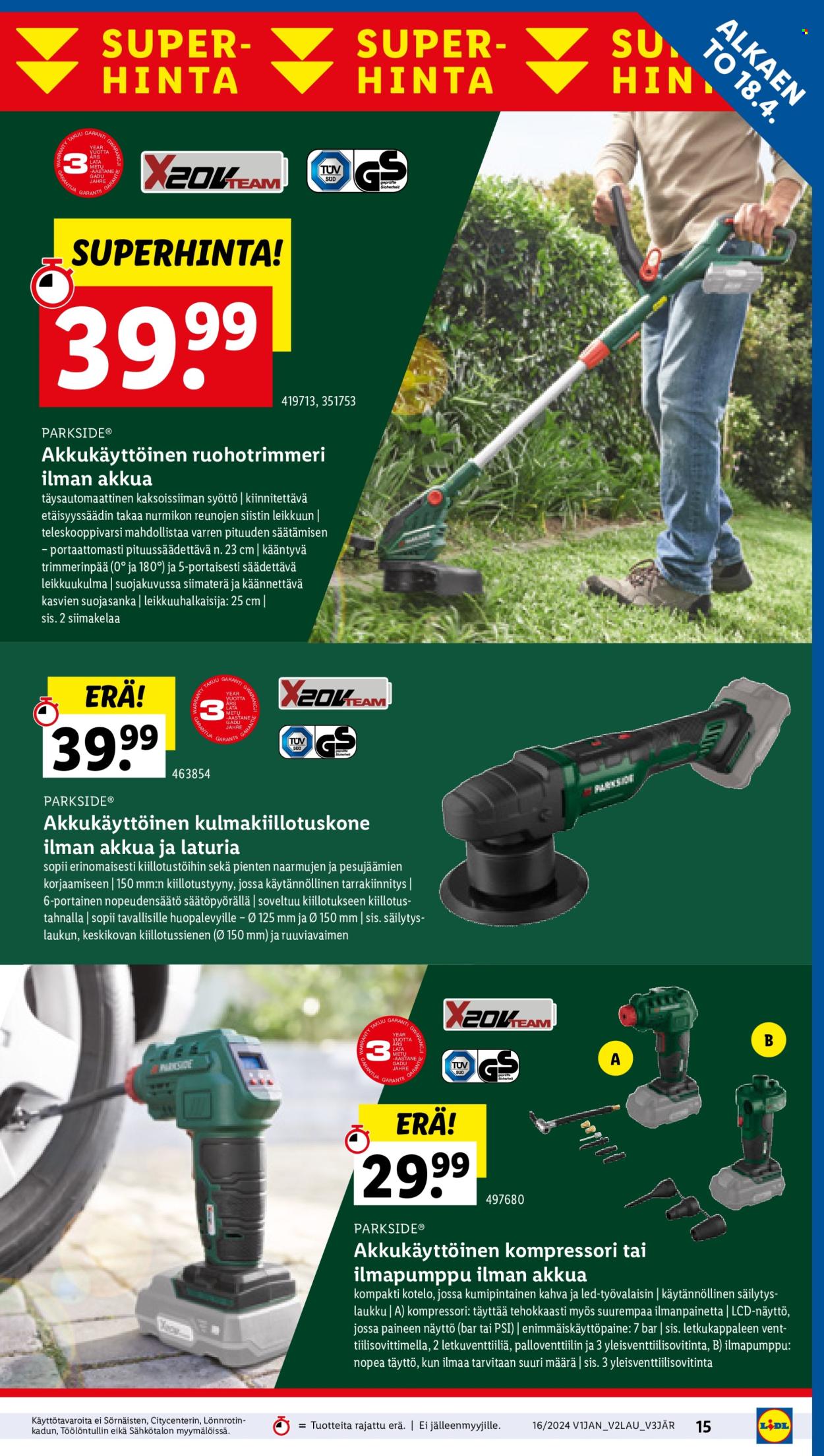 Lidl tarjoukset - 18.04.2024 - 24.04.2024. Sivu 19