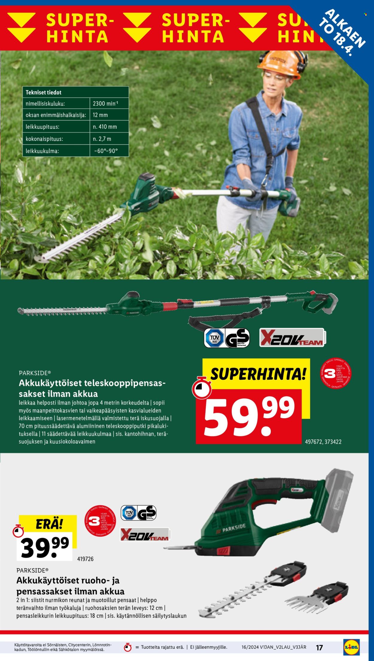 Lidl tarjoukset - 18.04.2024 - 24.04.2024. Sivu 21