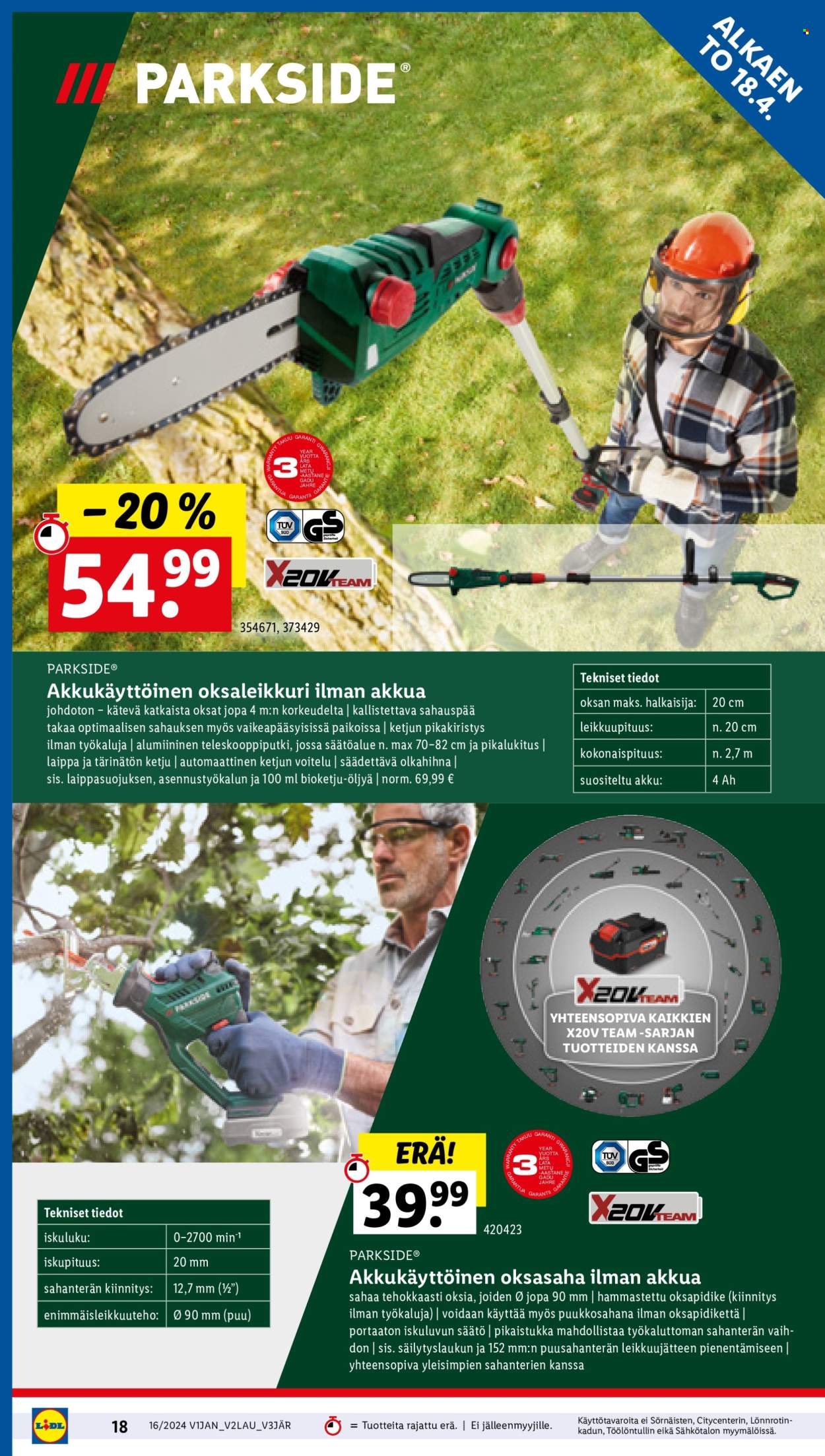 Lidl tarjoukset - 18.04.2024 - 24.04.2024. Sivu 22