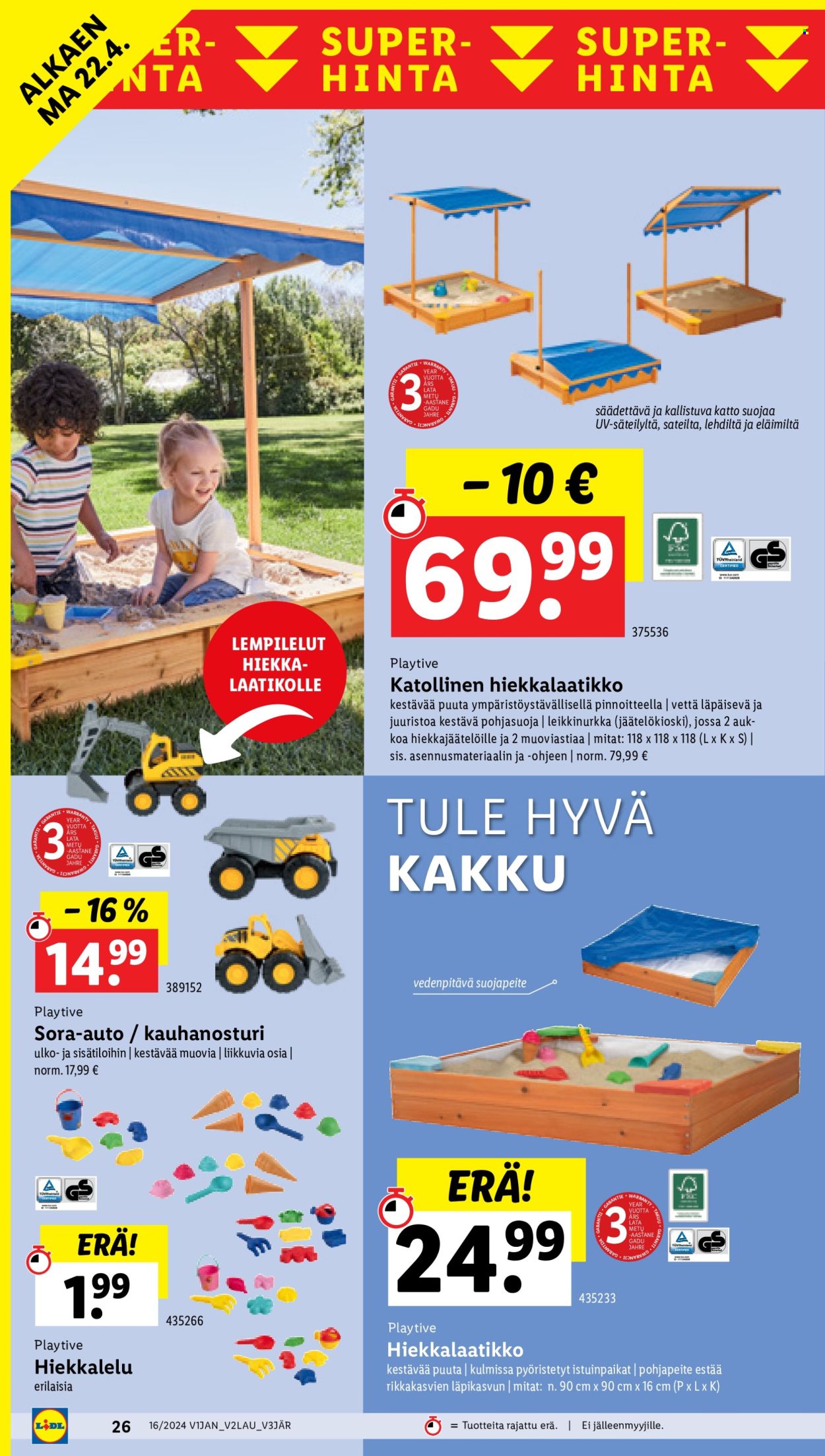 Lidl tarjoukset - 18.04.2024 - 24.04.2024. Sivu 32