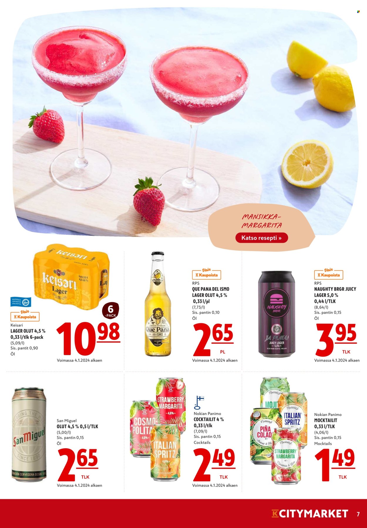 K-citymarket tarjoukset - 15.04.2024 - 21.04.2024. Sivu 7